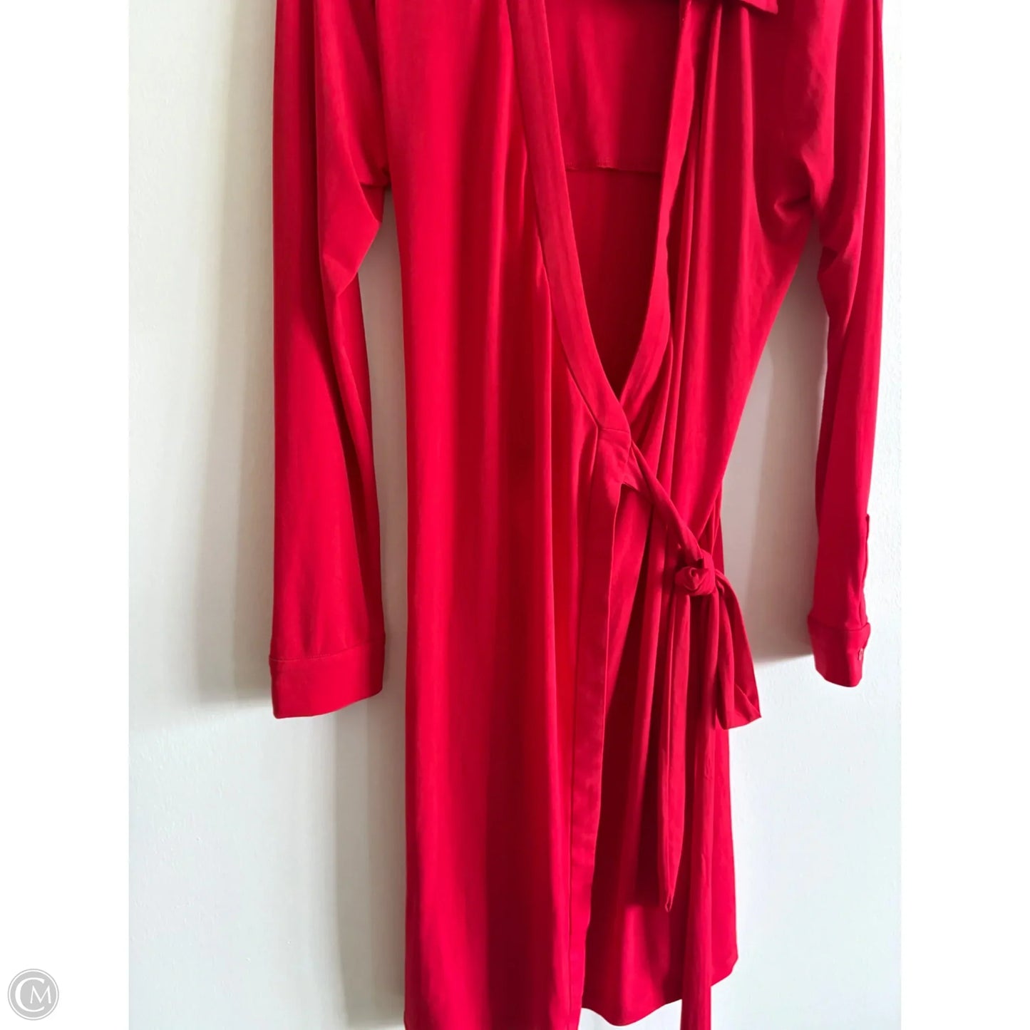 Dress Work By Calvin Klein In Red, Size: 10