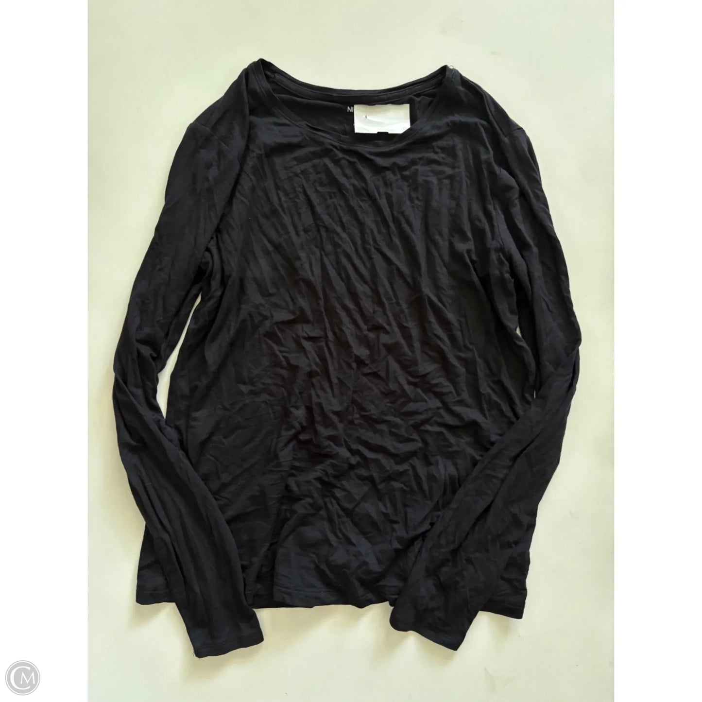 Top Long Sleeve By Nine West In Black, Size: M
