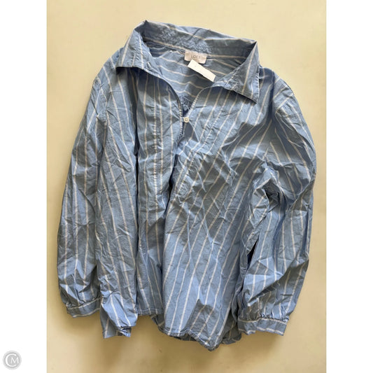 Top Long Sleeve By Loft In Blue, Size: Xl