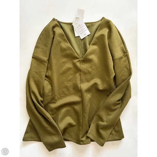Top Long Sleeve By H&m In Green, Size: Xl