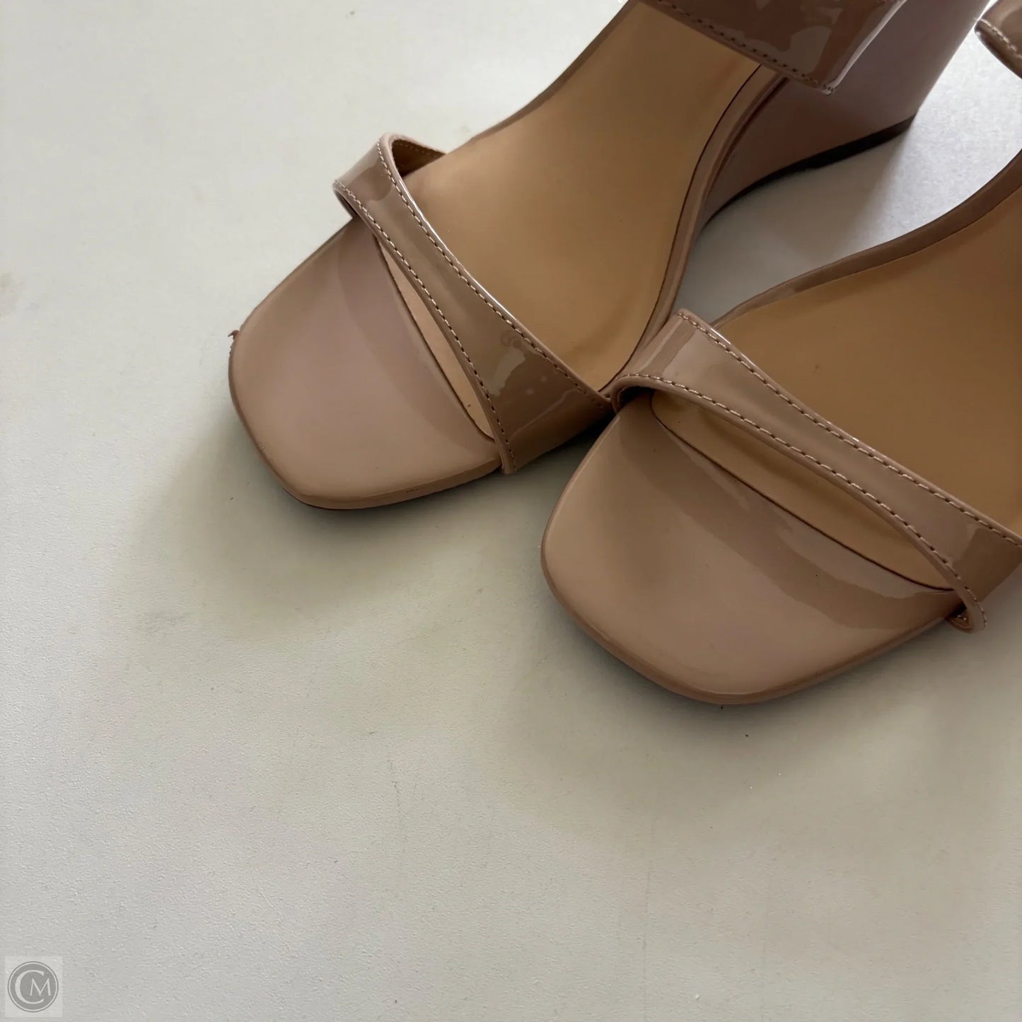 Shoes Heels Wedge By Sincerely Jules In Beige, Size: 8