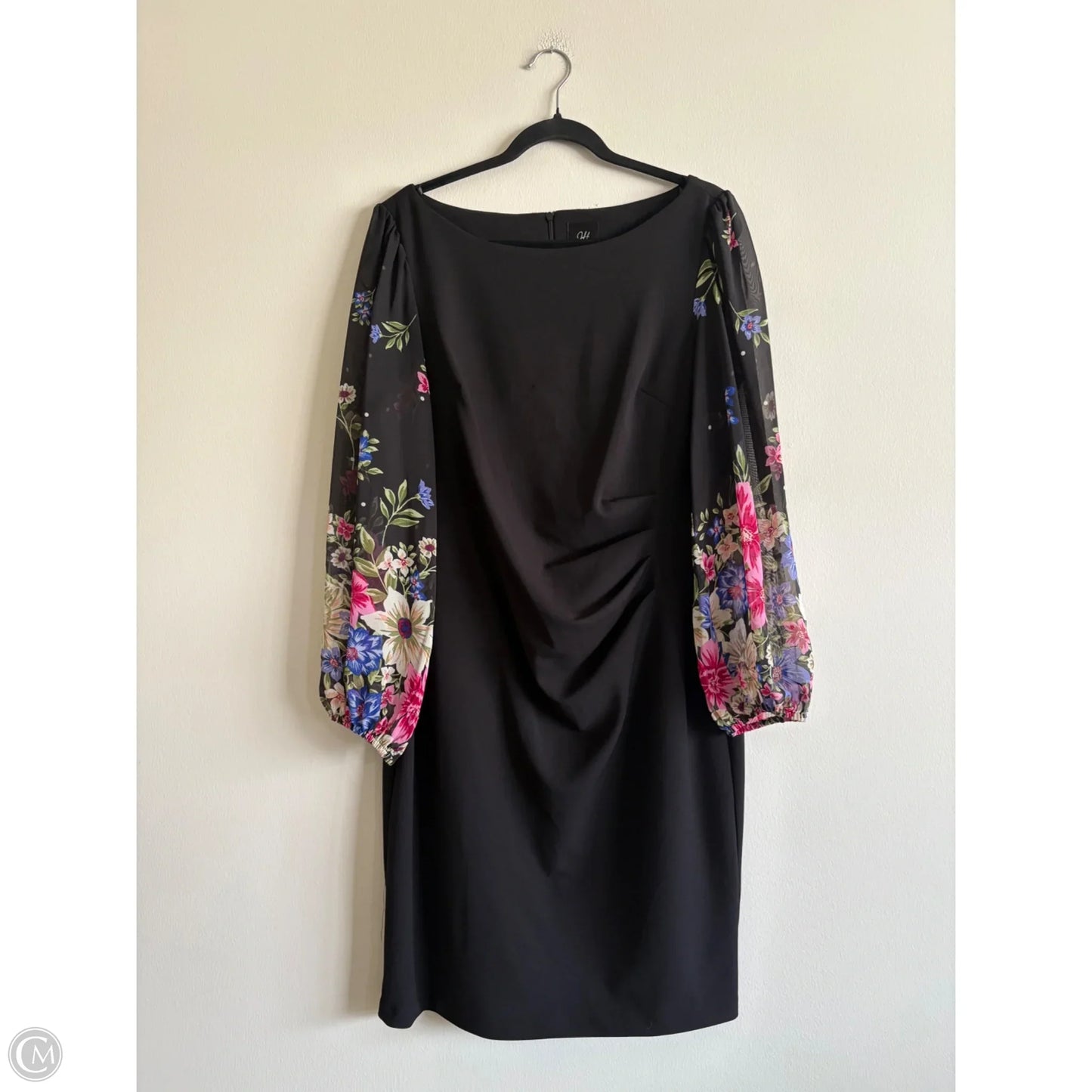 Dress Party Midi By Joseph Ribkoff In Black, Size: 16