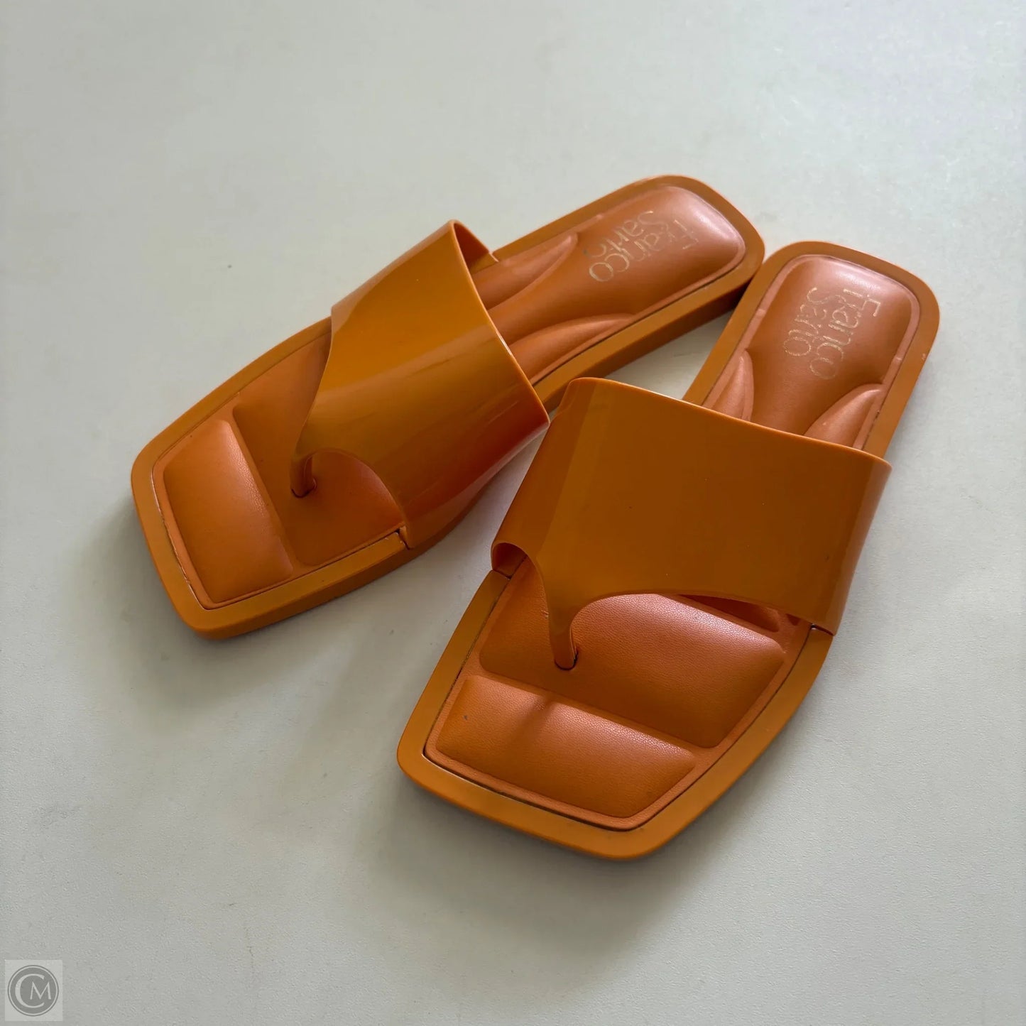 Sandals Flats By Franco Sarto In Orange, Size: 5