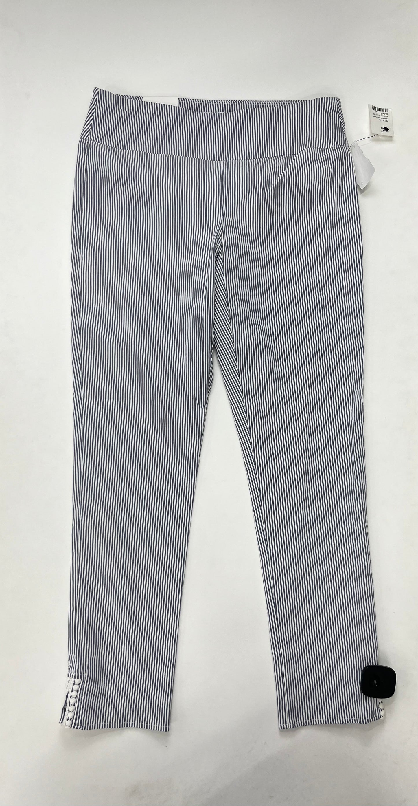 Pinstripe Pants Ankle Crown And Ivy, Size 2