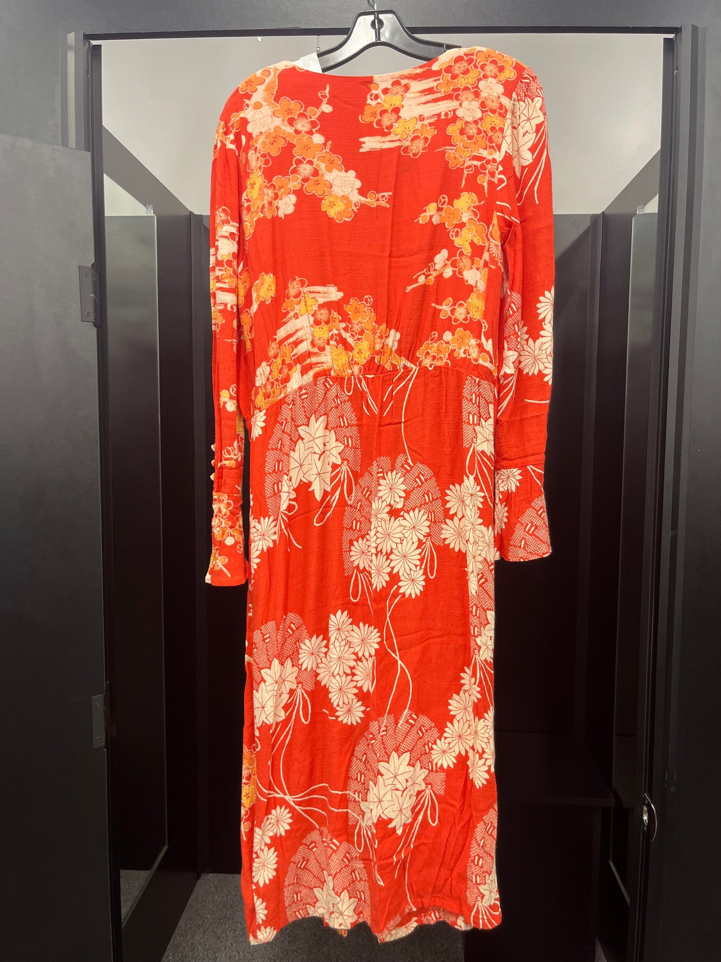 Orange Dress Casual Maxi Free People, Size M