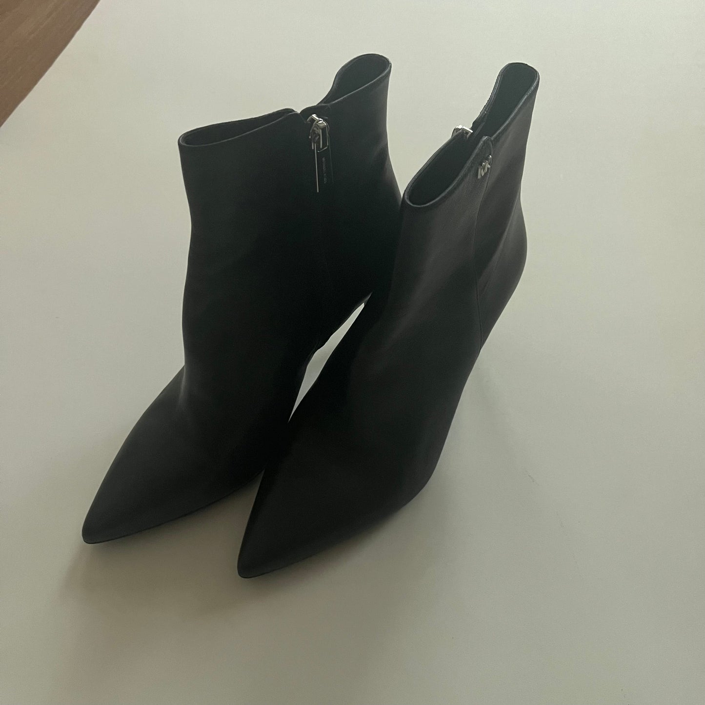 Black Boots Ankle Heels Michael Kors O, Size 6.5