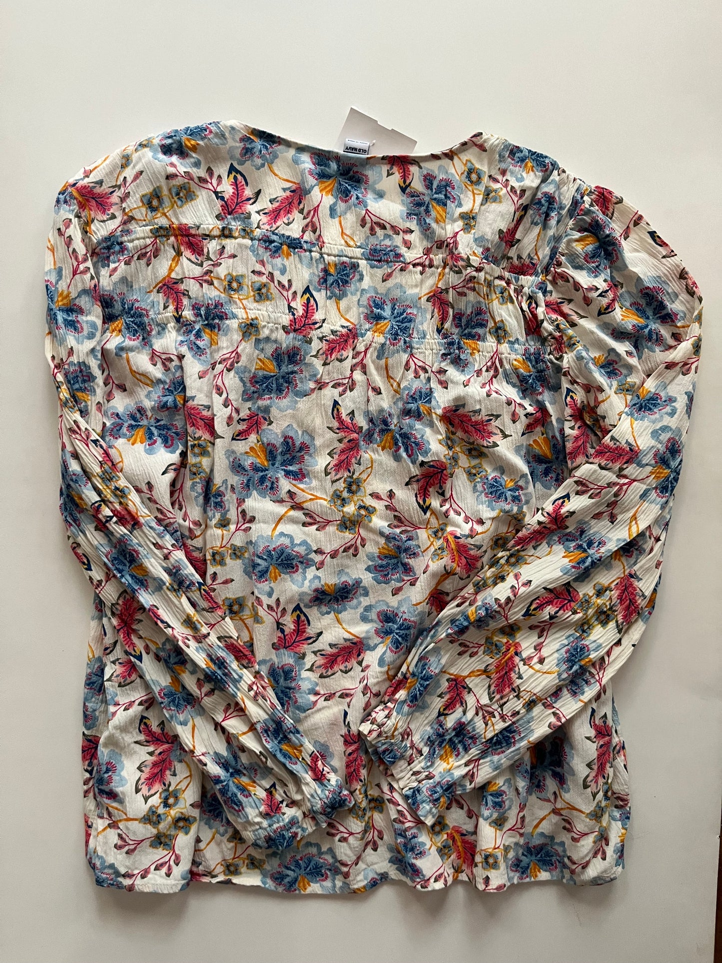 Floral Top Long Sleeve Old Navy O, Size L