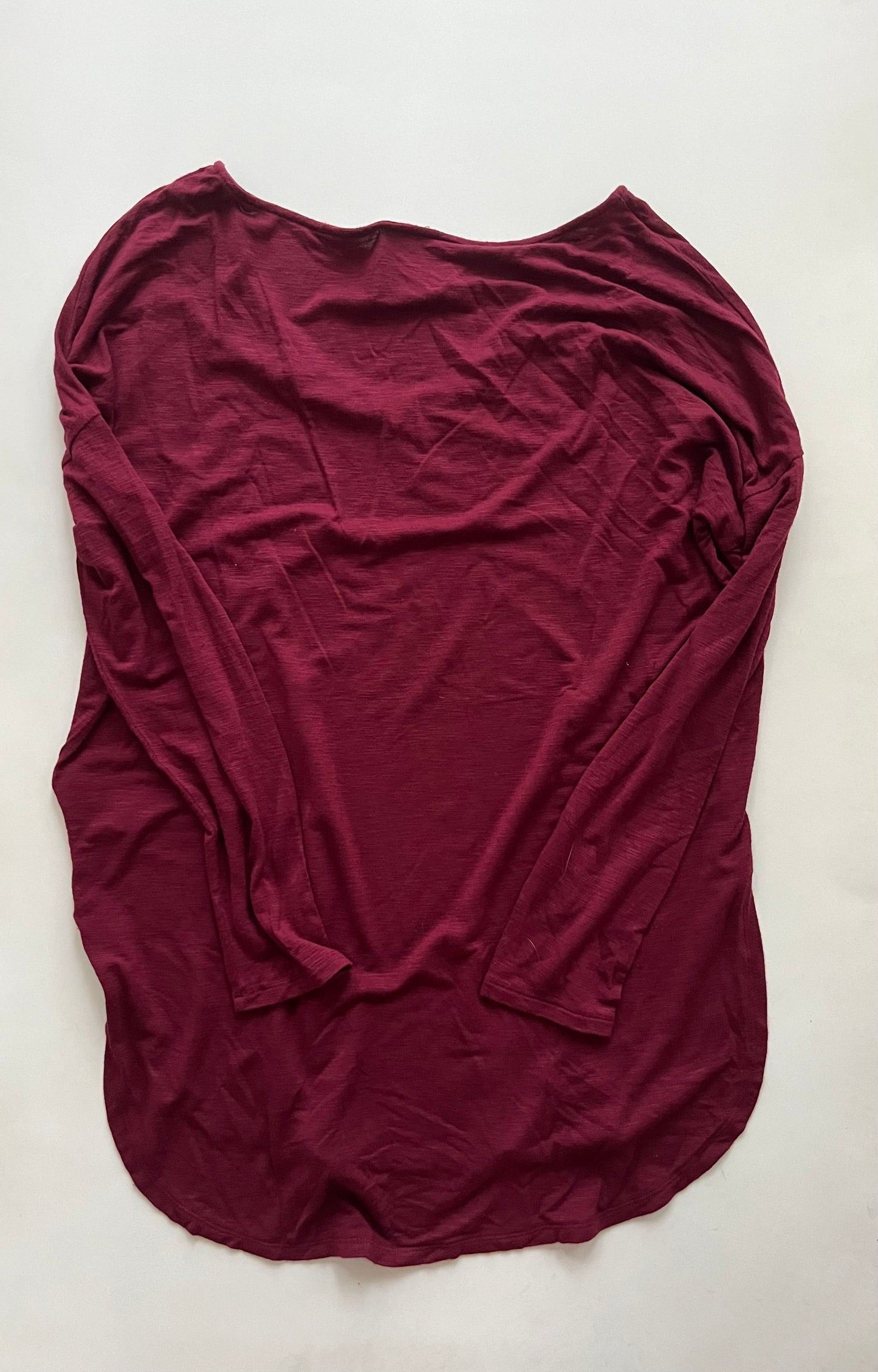 Maroon Top Long Sleeve Basic Old Navy, Size M