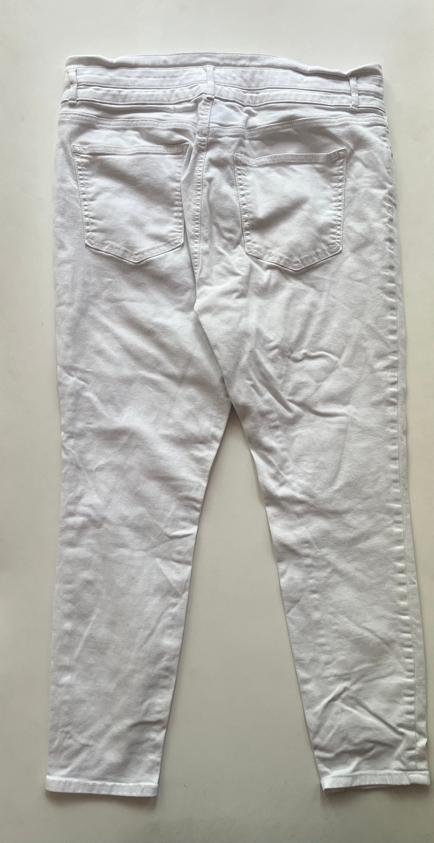 Pants Ankle By Ann Taylor O In White, Size: 14