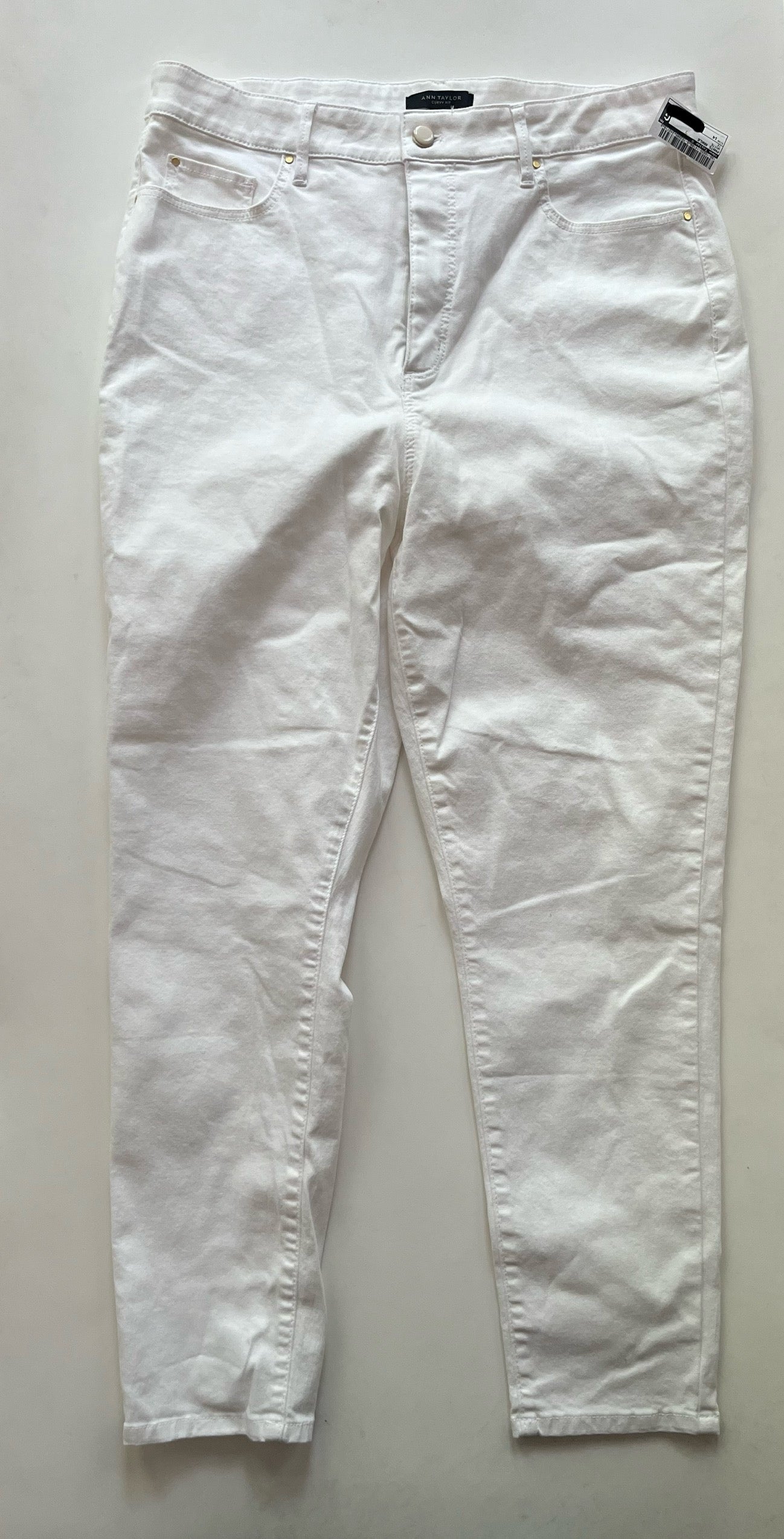 Pants Ankle By Ann Taylor O In White, Size: 14