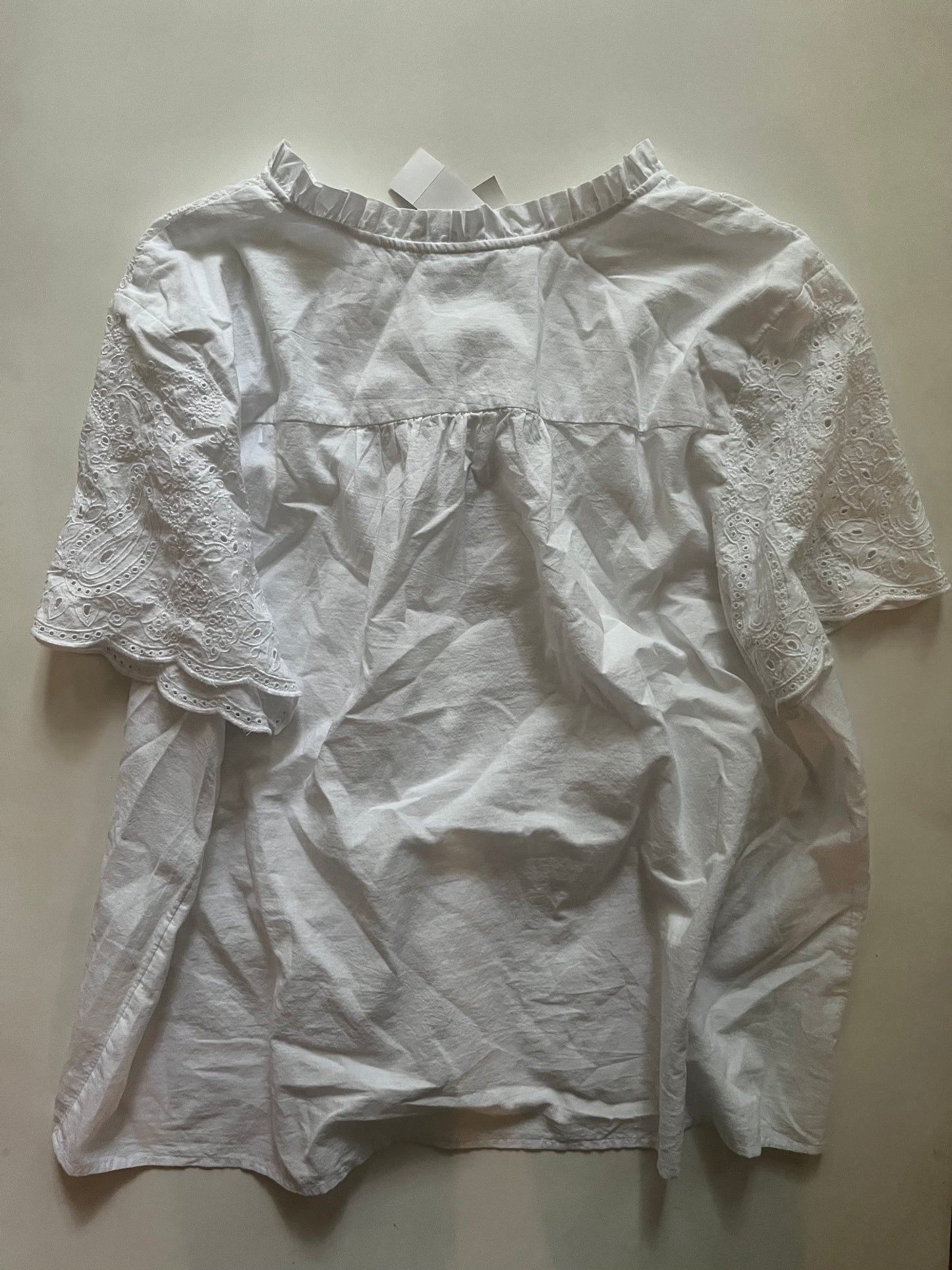 White Top Short Sleeve Loft NWT, Size Xl