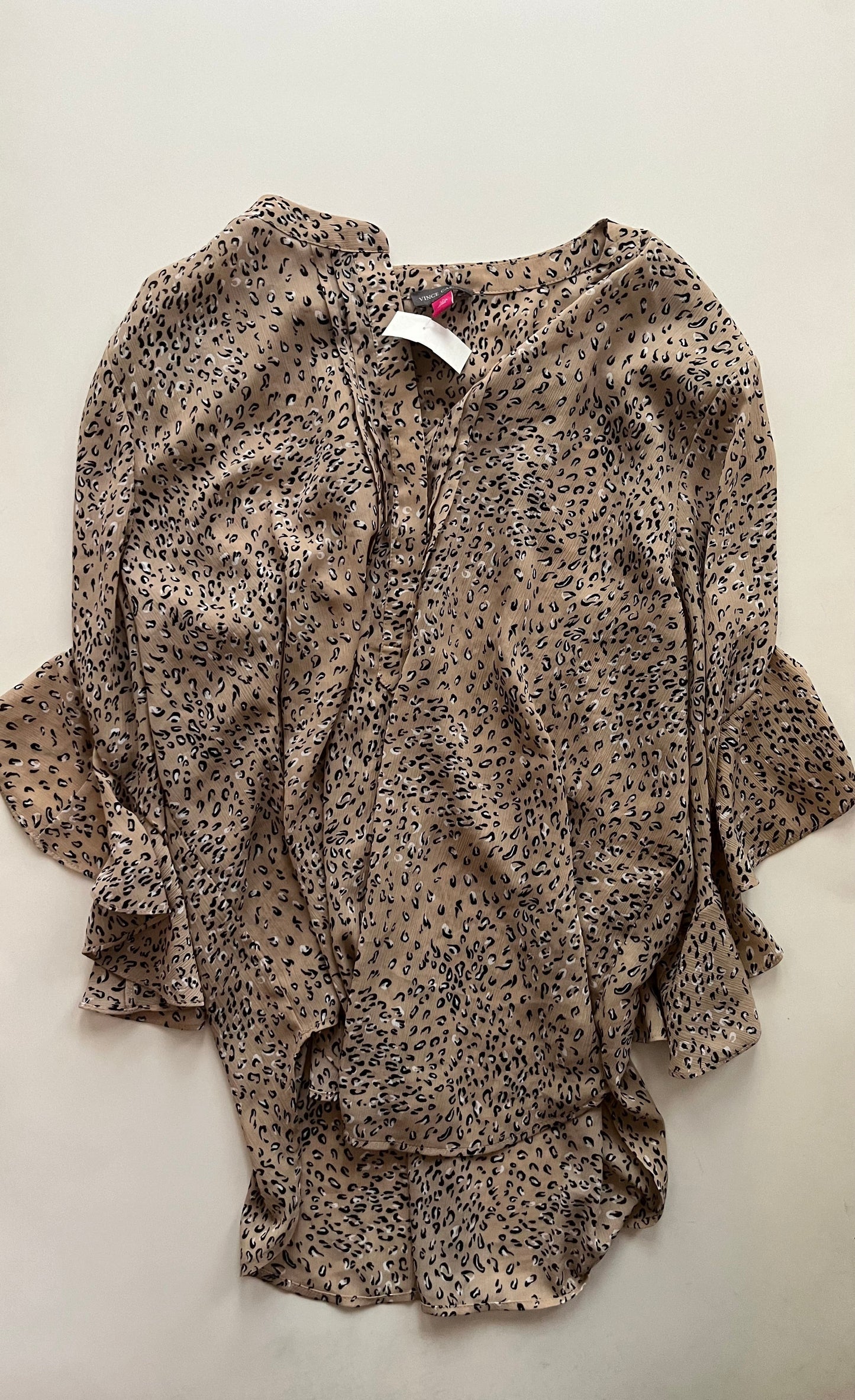 Brown Top 3/4 Sleeve Vince Camuto, Size M