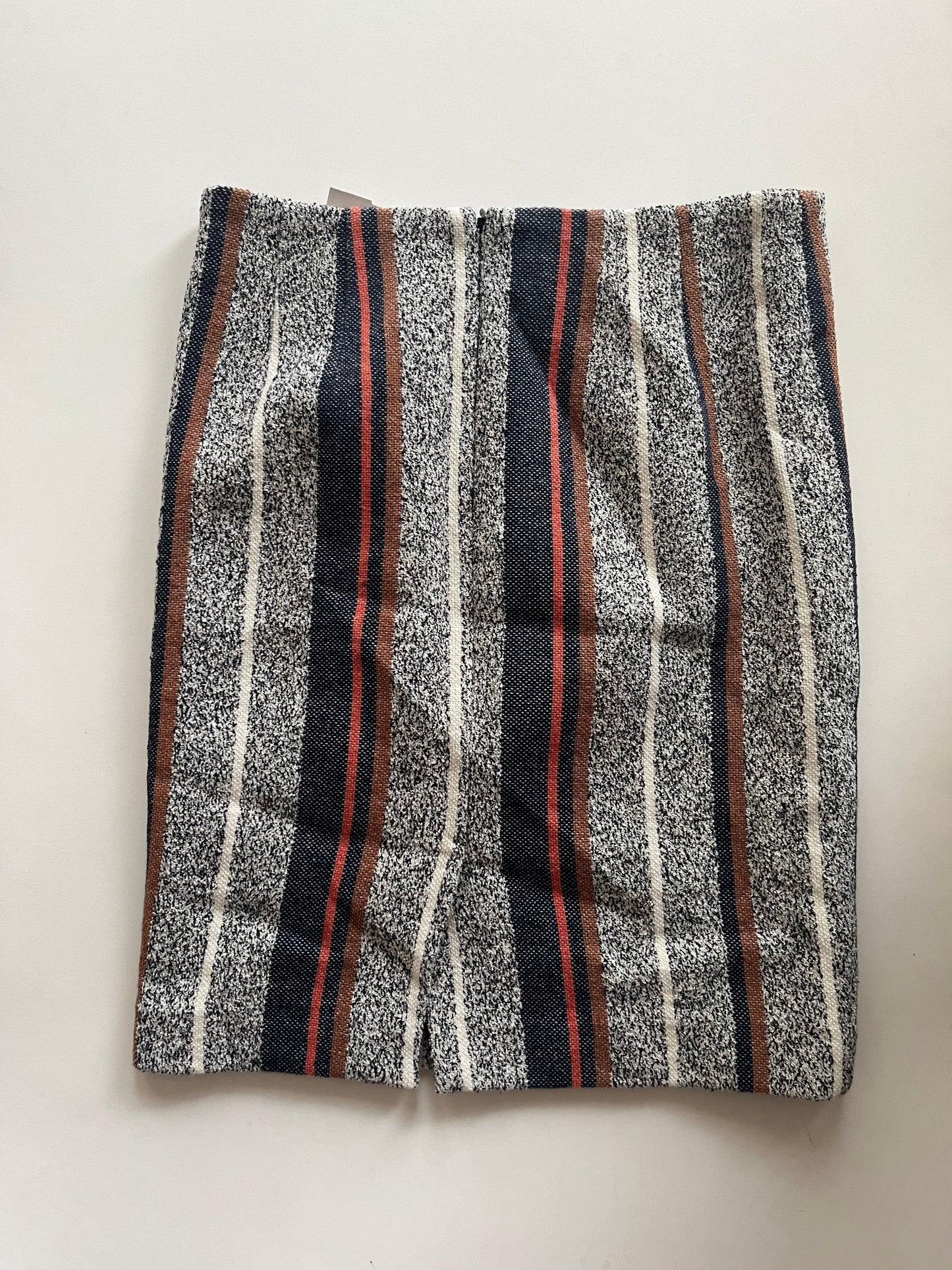 Striped Skirt Midi Ann Taylor O, Size 2petite