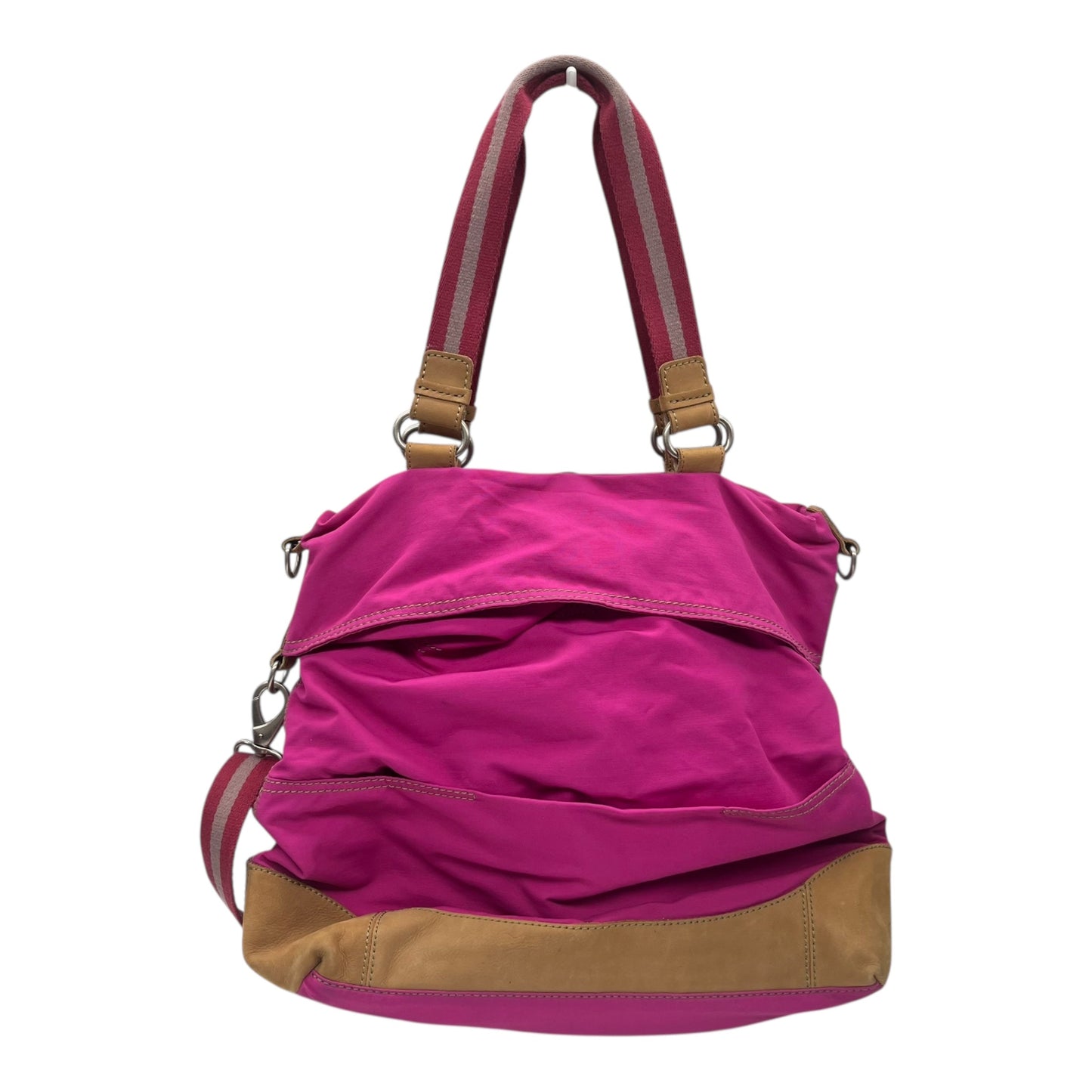 Handbag By Fossil In Pink, Size:Large