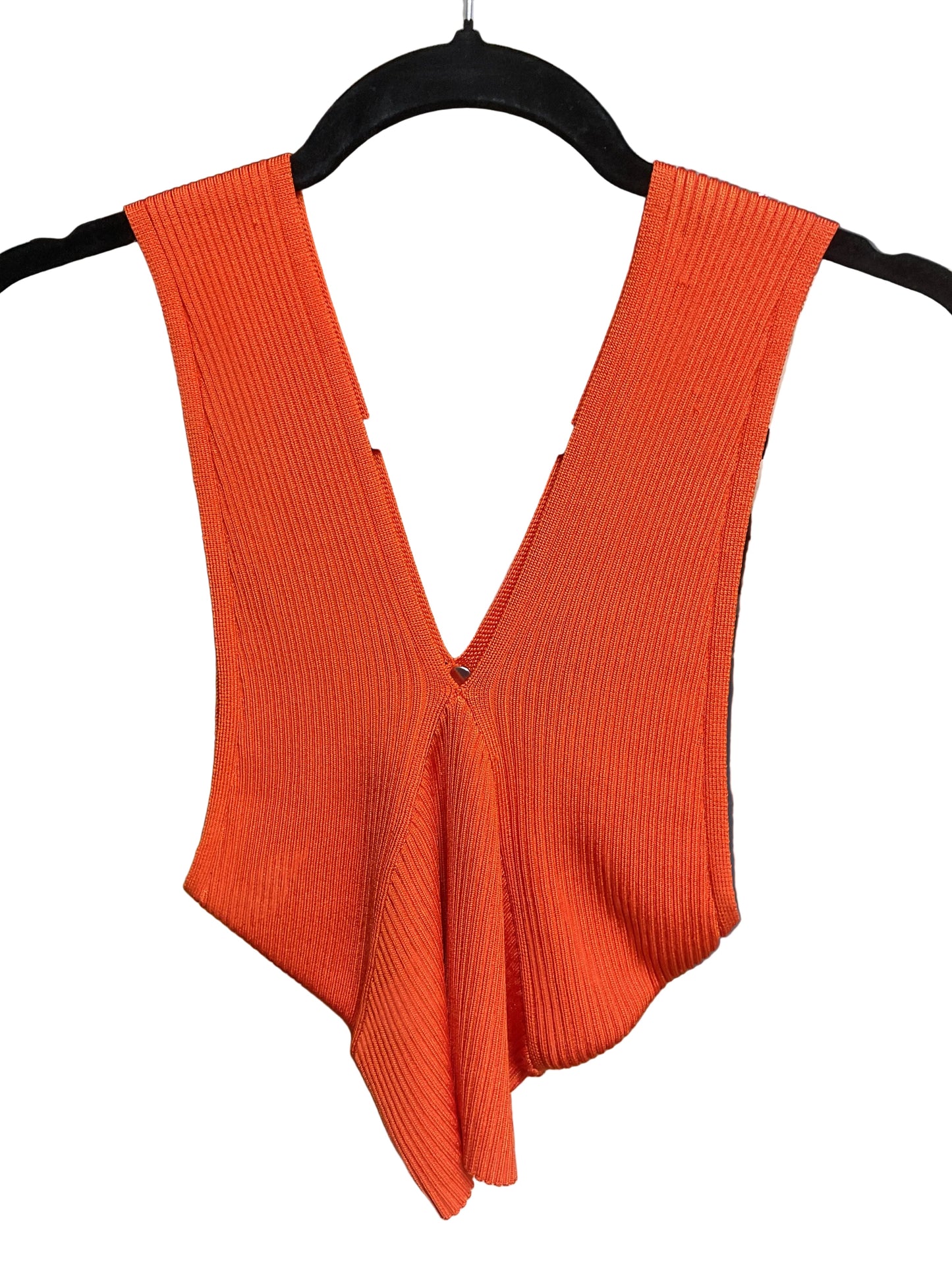 Top Sleeveless By Day + Moon In Orange, Size:S