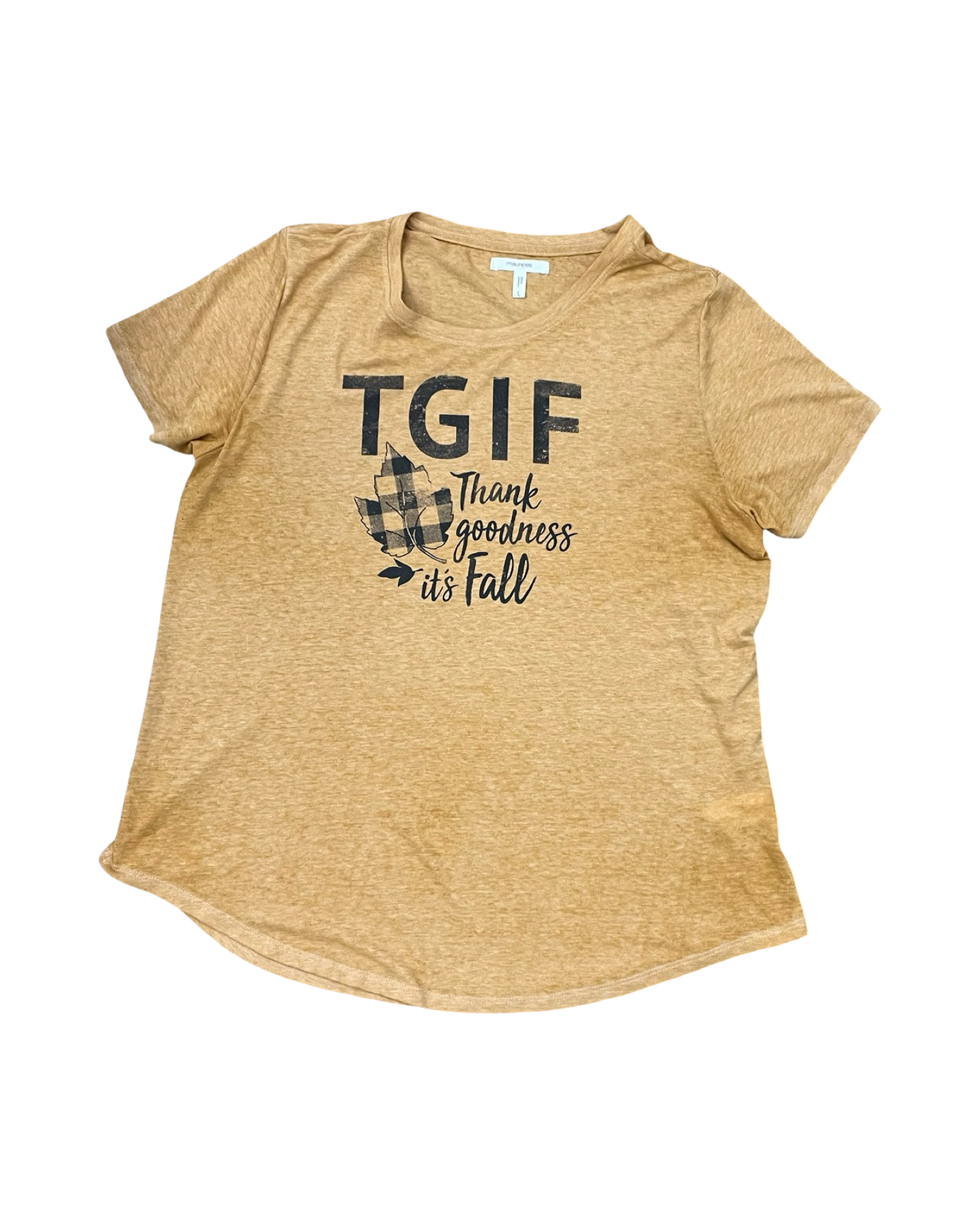 Top Ss By Maurices In Yellow, Size:L