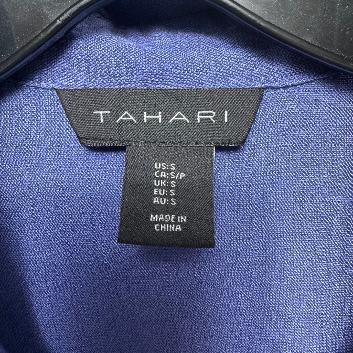 Dress Casual Midi By Tahari In Blue, Size: S