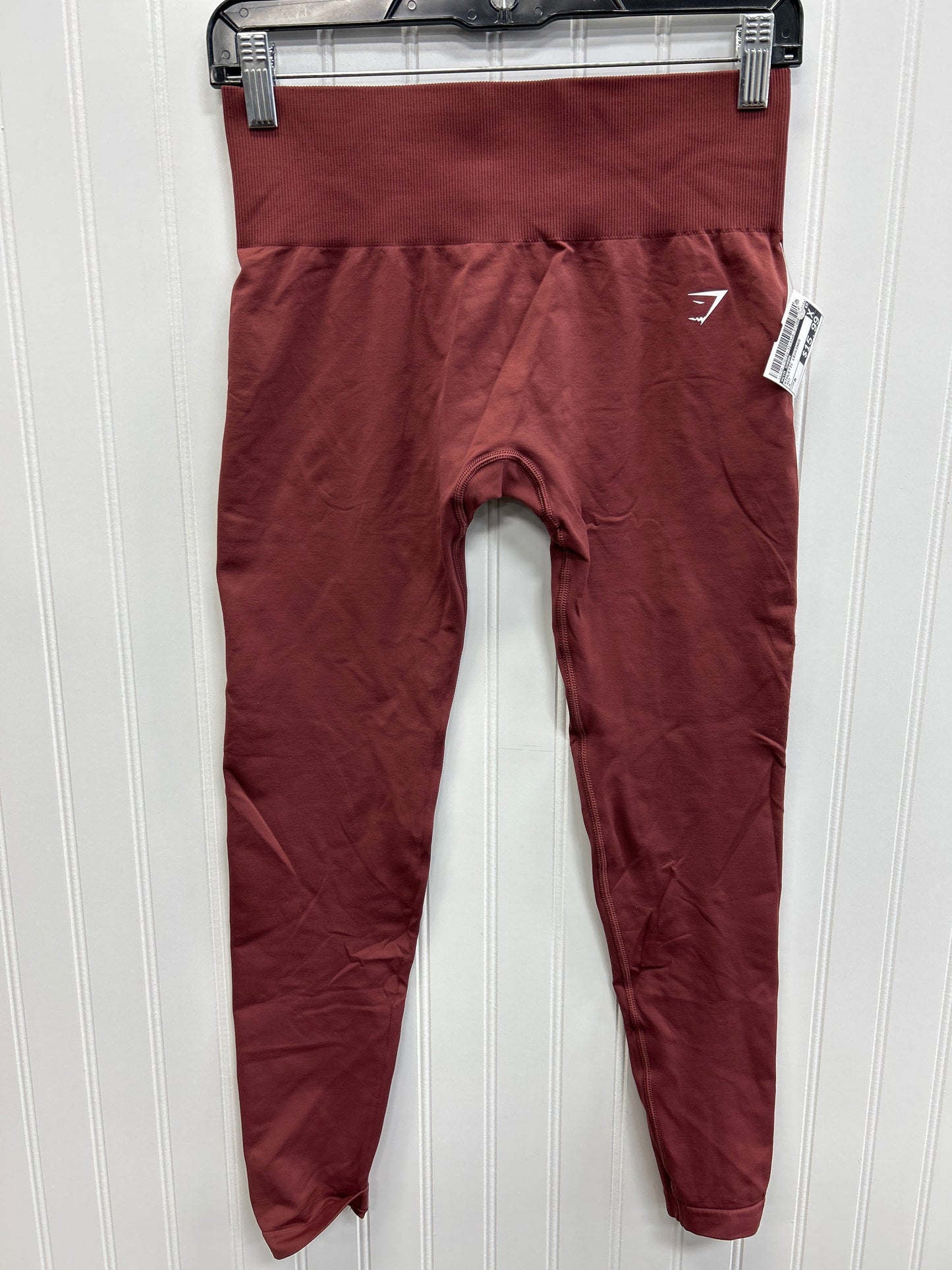 Athletic Leggings By Gym Shark In Red, Size:M