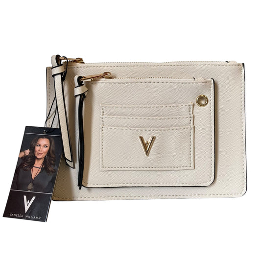 Clutch By Vanessa Williams In Tan, Size:Medium