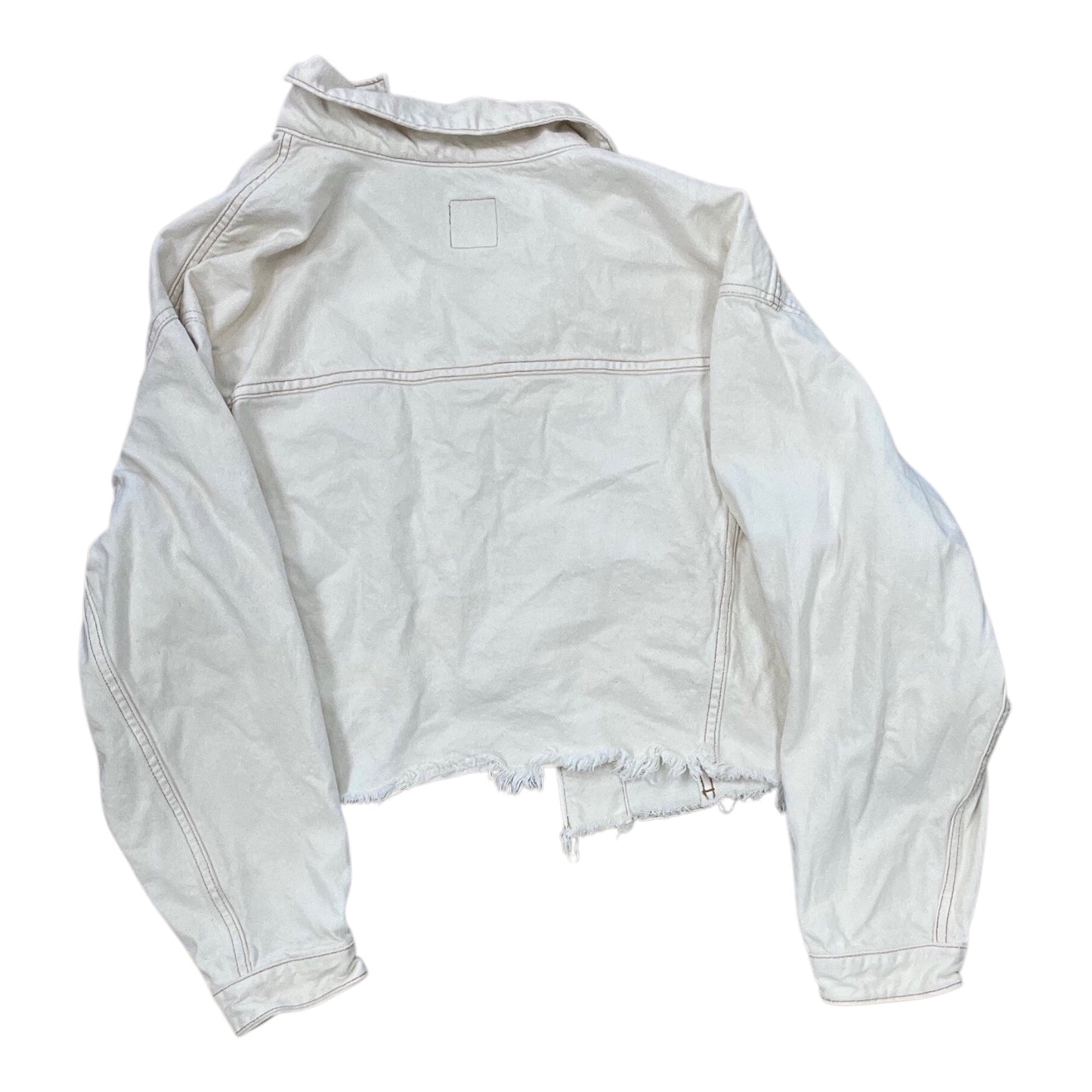 Jacket Denim By Wild Fable In White, Size:S