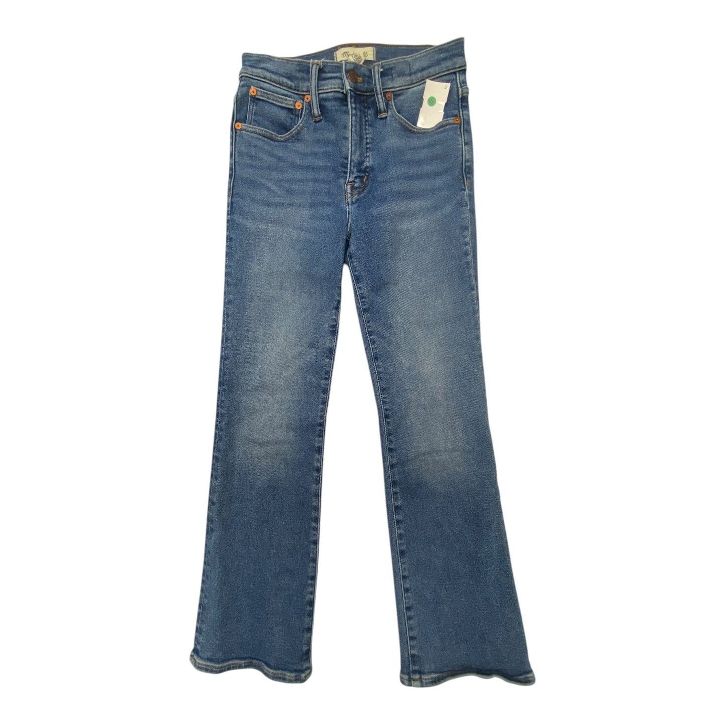 Jeans Boot Cut By Madewell In Blue Denim, Size:0