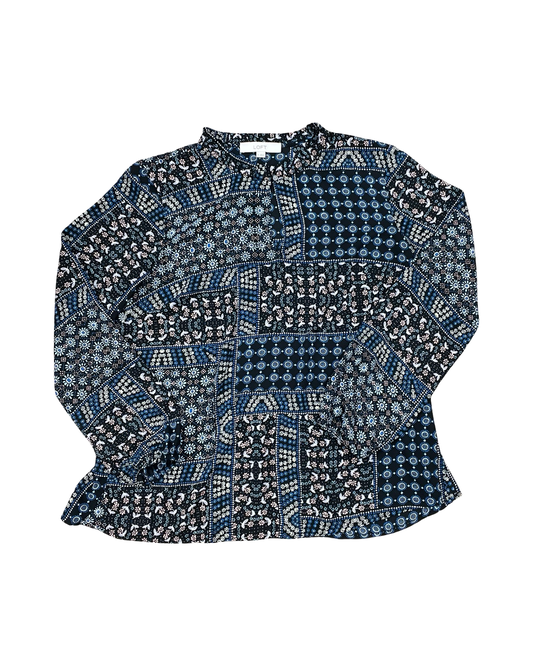 Top Ls By Loft In Navy, Size:M