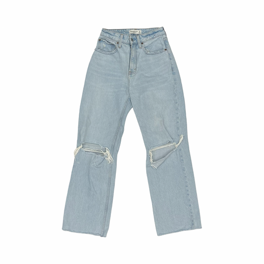 Jeans Boyfriend By Abercrombie And Fitch In Blue Denim, Size:0