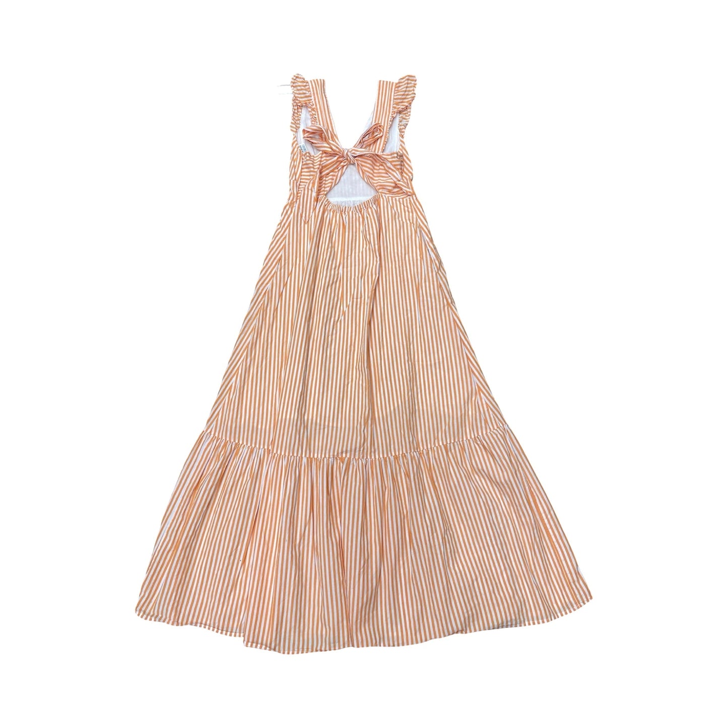 Dress Casual Maxi By Skies Are Blue In Orange & White, Size:M
