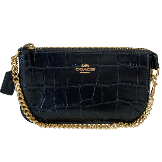 Handbag Designer By Coach In Black, Size:Small