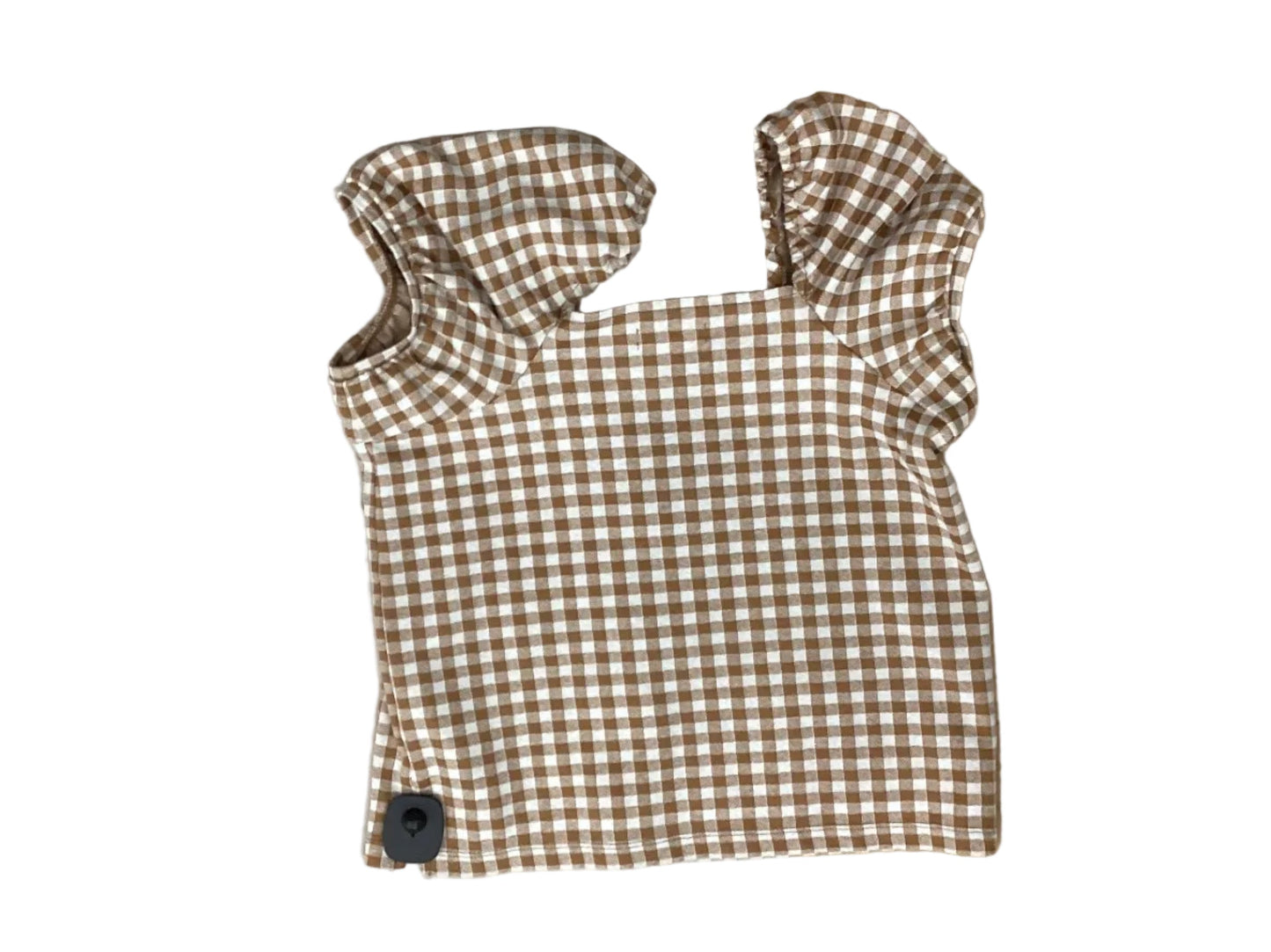 Top Ss By Madewell In Plaid Pattern, Size:S