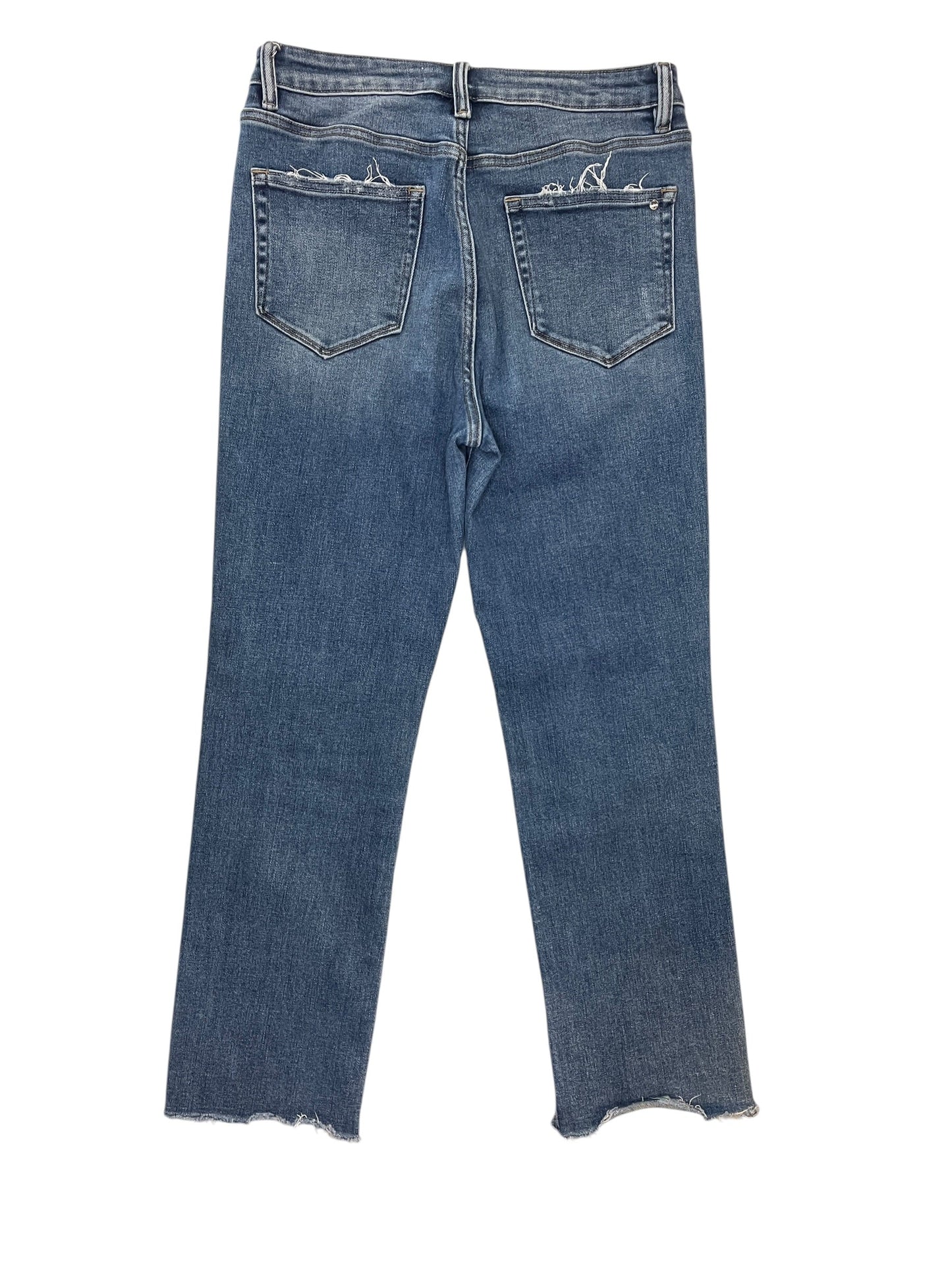 Jeans Straight By Micas In Blue Denim, Size:6