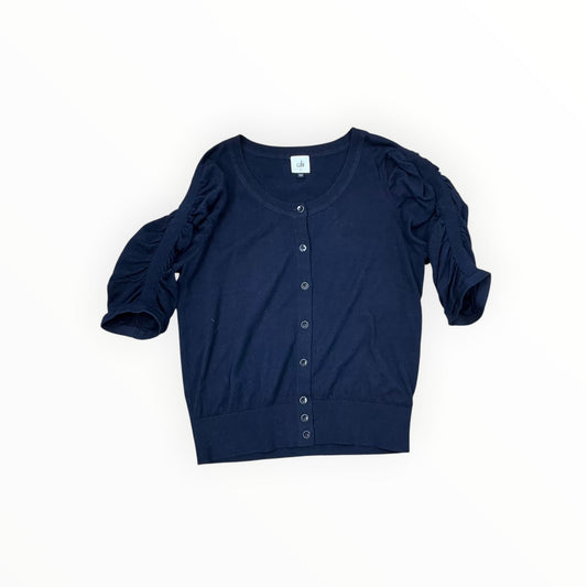 Blouse Ss By Cabi In Navy, Size:M