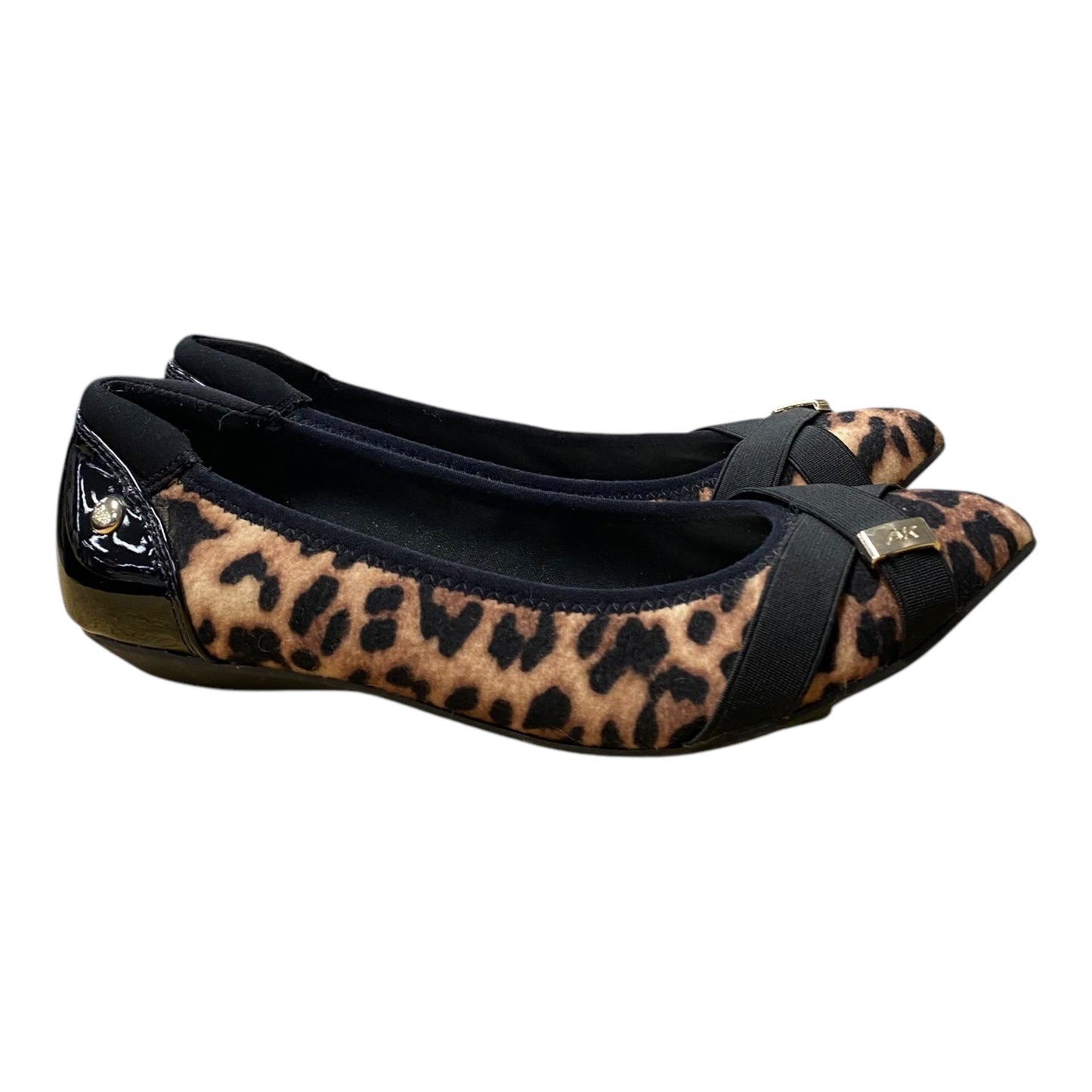 Shoes Flats By Anne Klein In Animal Print, Size:7