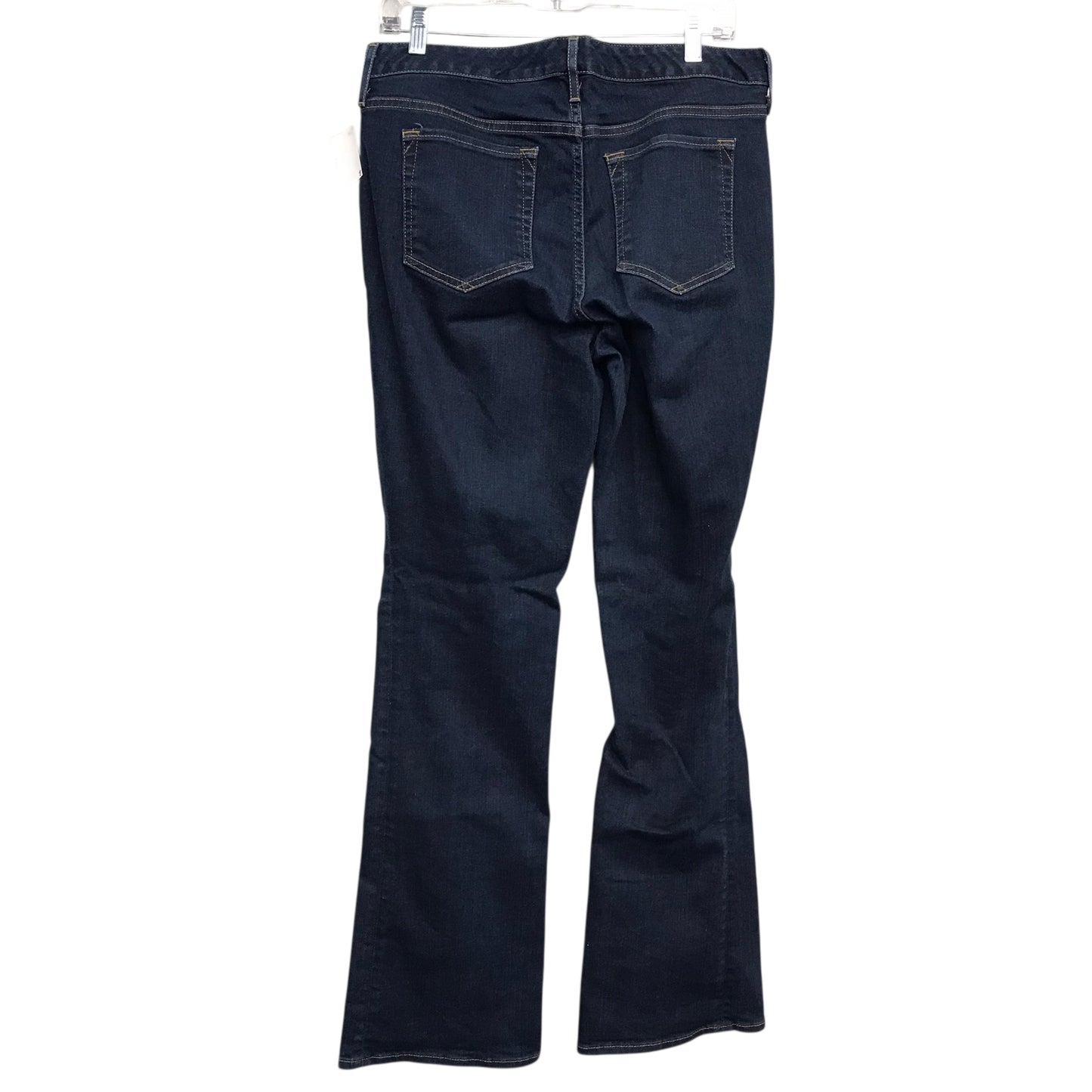 Jeans Flared By Eddie Bauer In Blue Denim, Size:10