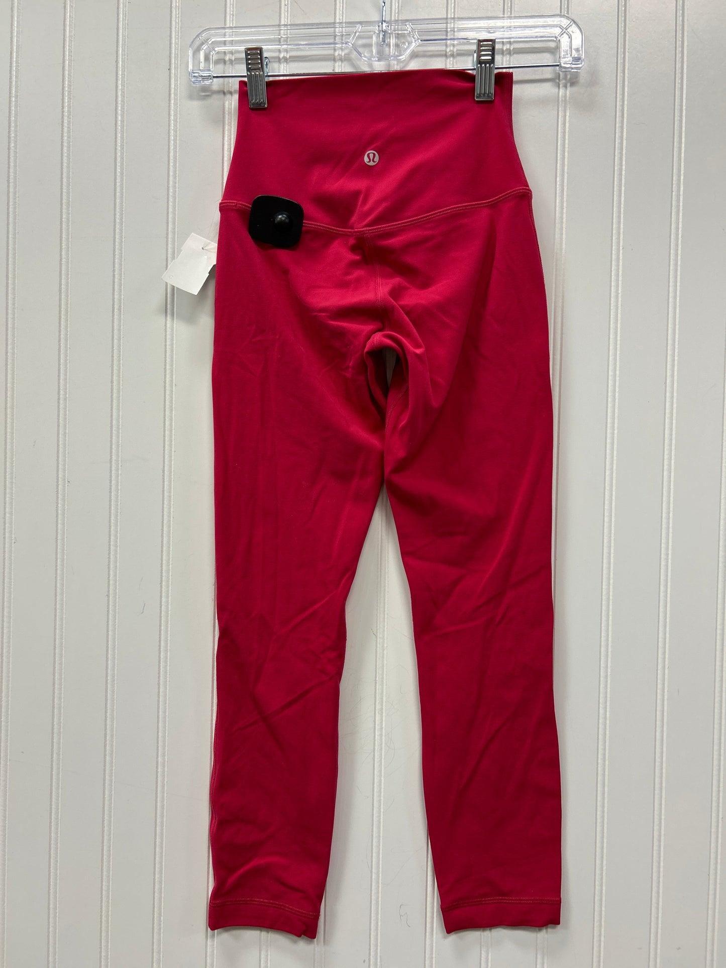 Athletic Leggings By Lululemon In Pink, Size:2