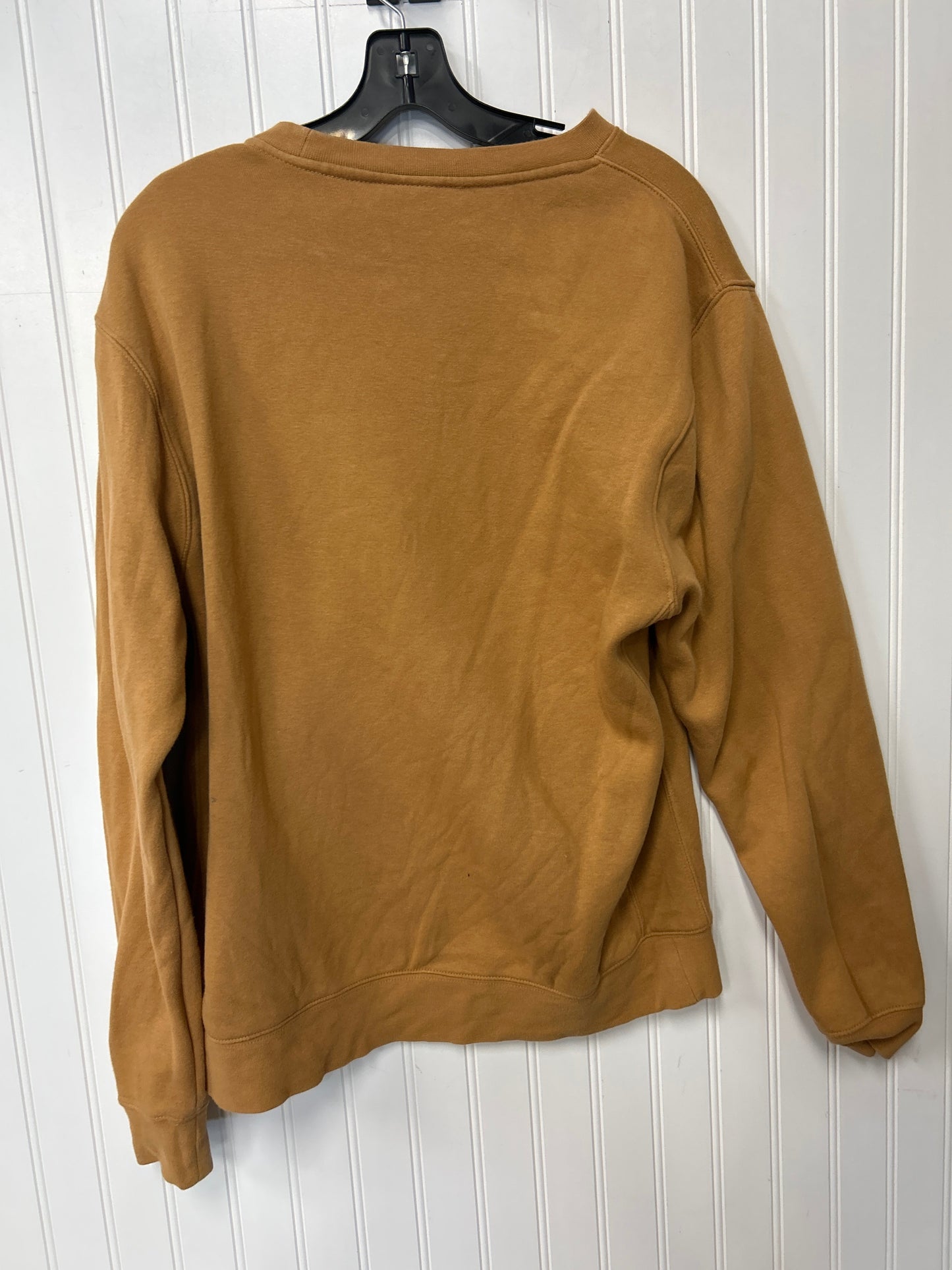 Sweatshirt Crewneck By Nike Apparel In Orange, Size:M