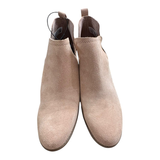 Boots Ankle Heels By Toms In Tan, Size:9