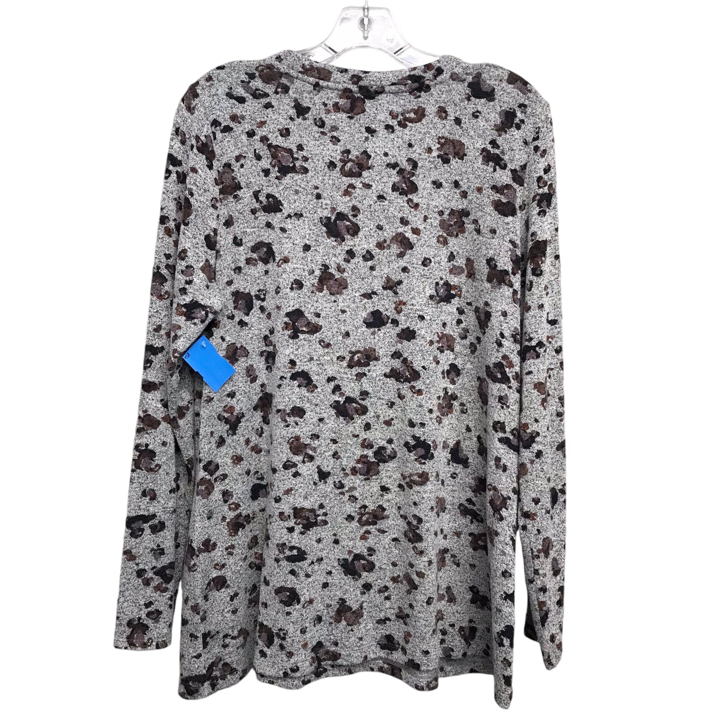 Top Ls By Nic + Zoe In Animal Print, Size:L