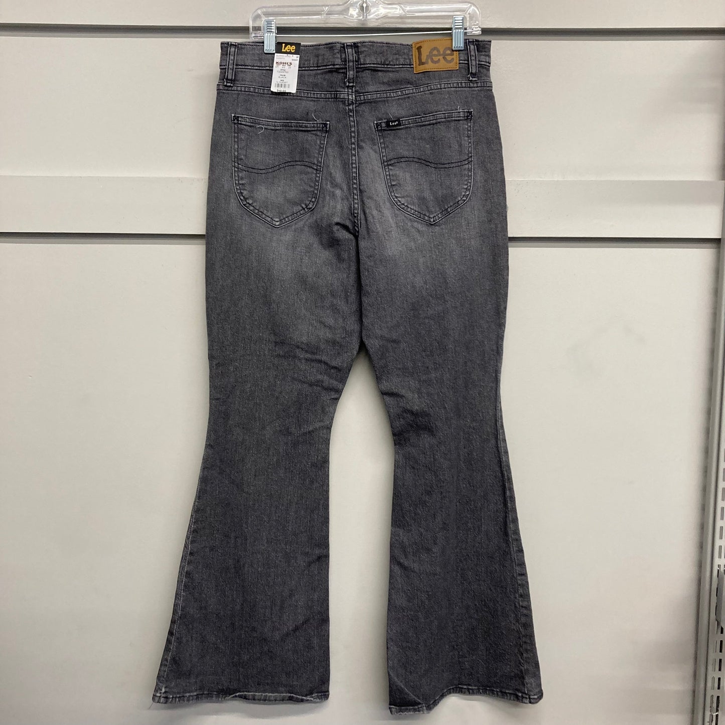 Jeans Flared By Lee In Grey, Size:14