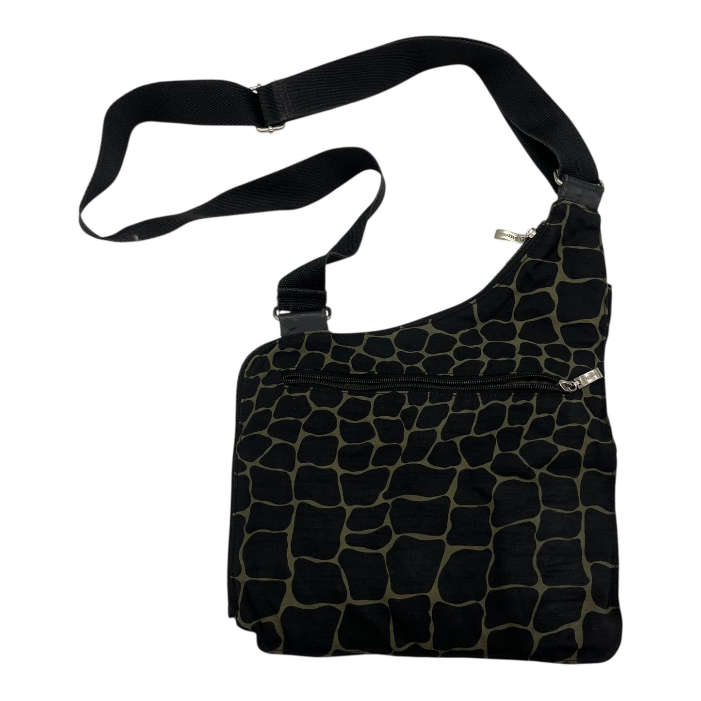 Crossbody By Baggallini In Black & Green, Size:Medium