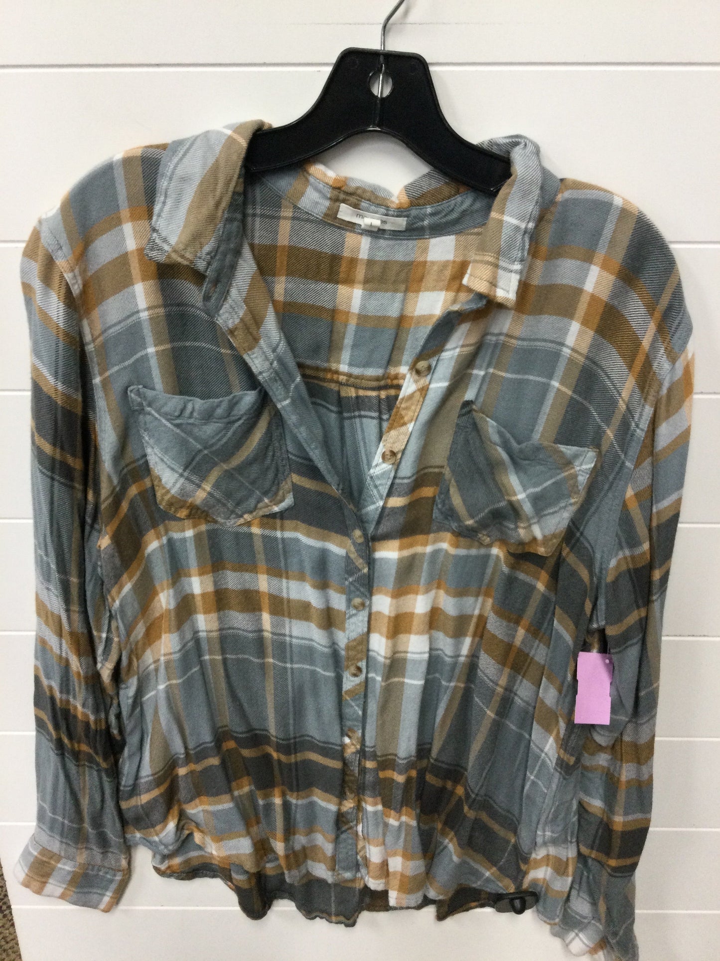 Top Ls By Maurices In Grey, Size:L
