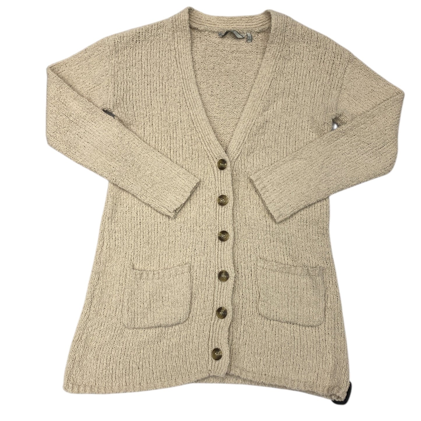 Sweater Cardigan By Bke In Beige, Size:Xs