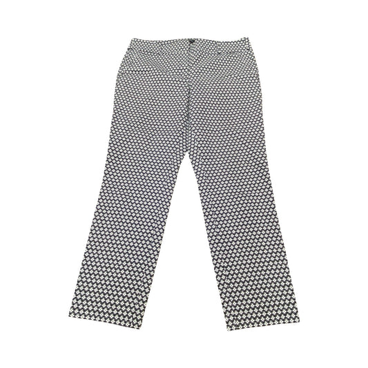 Pants Dress By Loft In Black & White, Size:12
