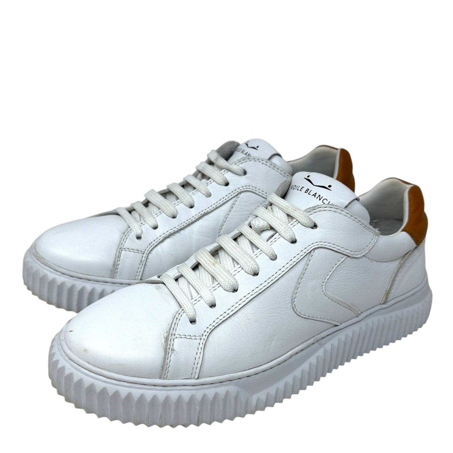 Lipari Leather Sneakers By Voile Blanche In White, Size: 9 (39)