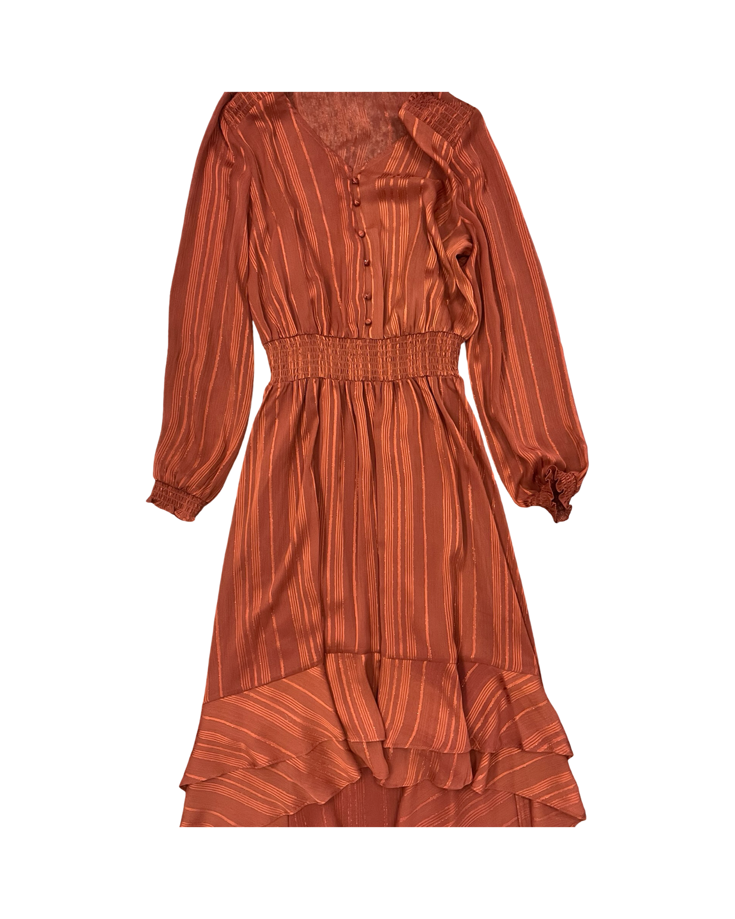 Dress Casual Maxi By Nanette By Nanette Lepore In Orange, Size:M
