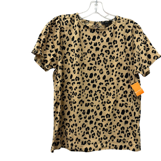 Top Ss By J. Crew In Animal Print, Size:S