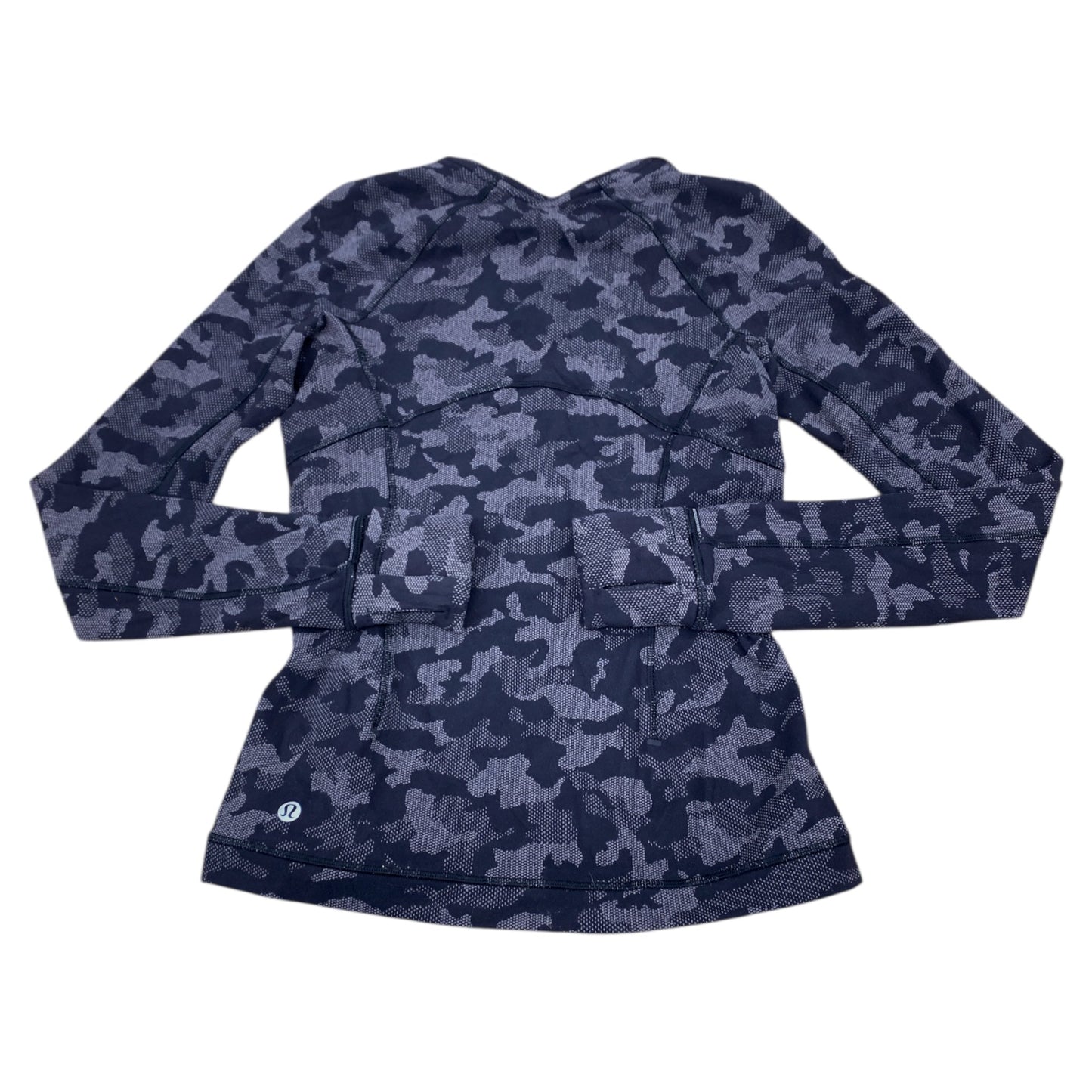 Athletic Top Ls Crewneck By Lululemon In Grey, Size:2