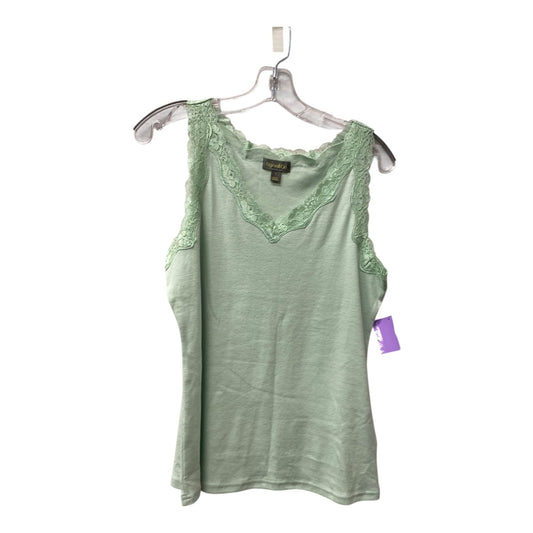 Top Sleeveless By Style And Company In Green, Size:S
