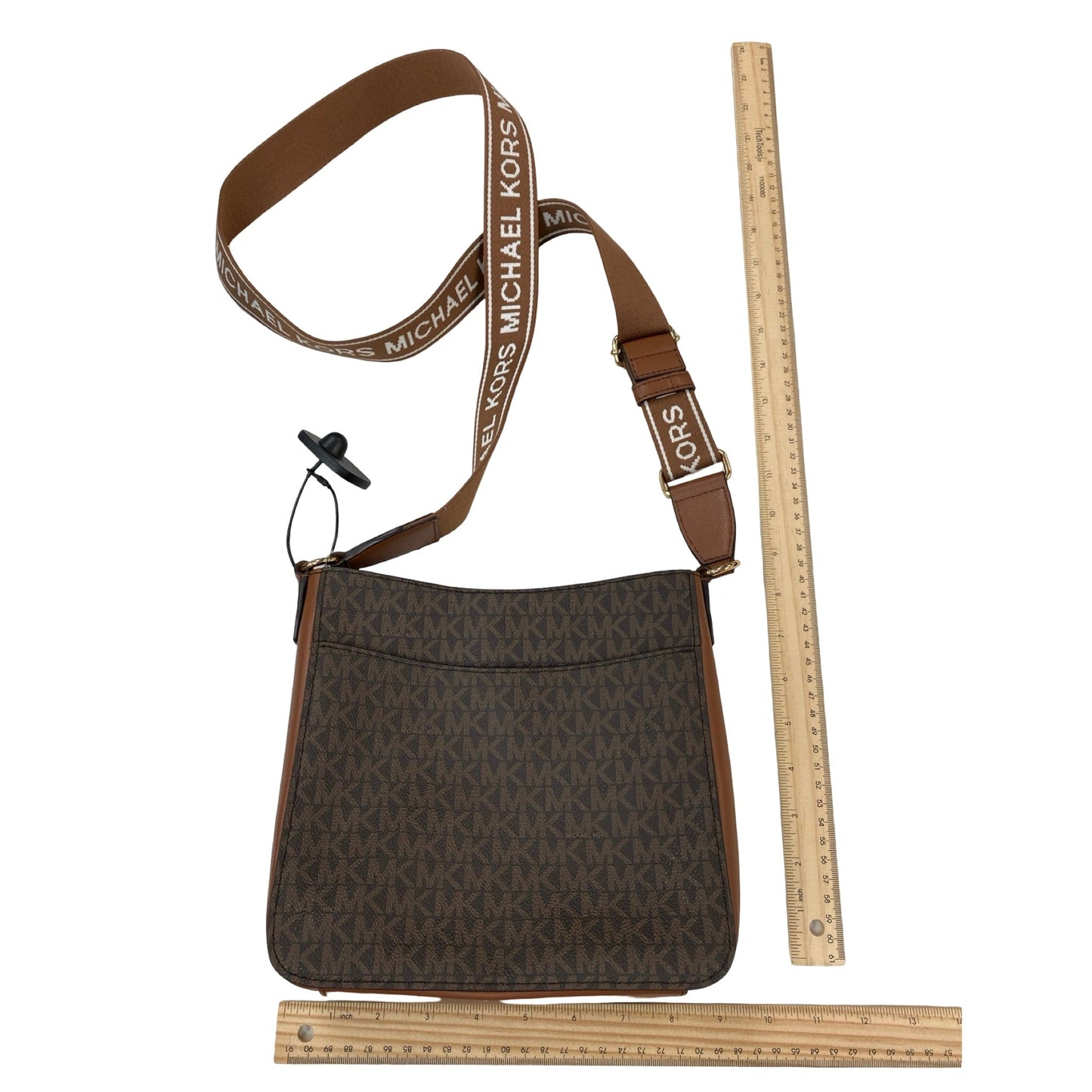 Handbag Designer By Michael Kors In Brown, Size:Medium