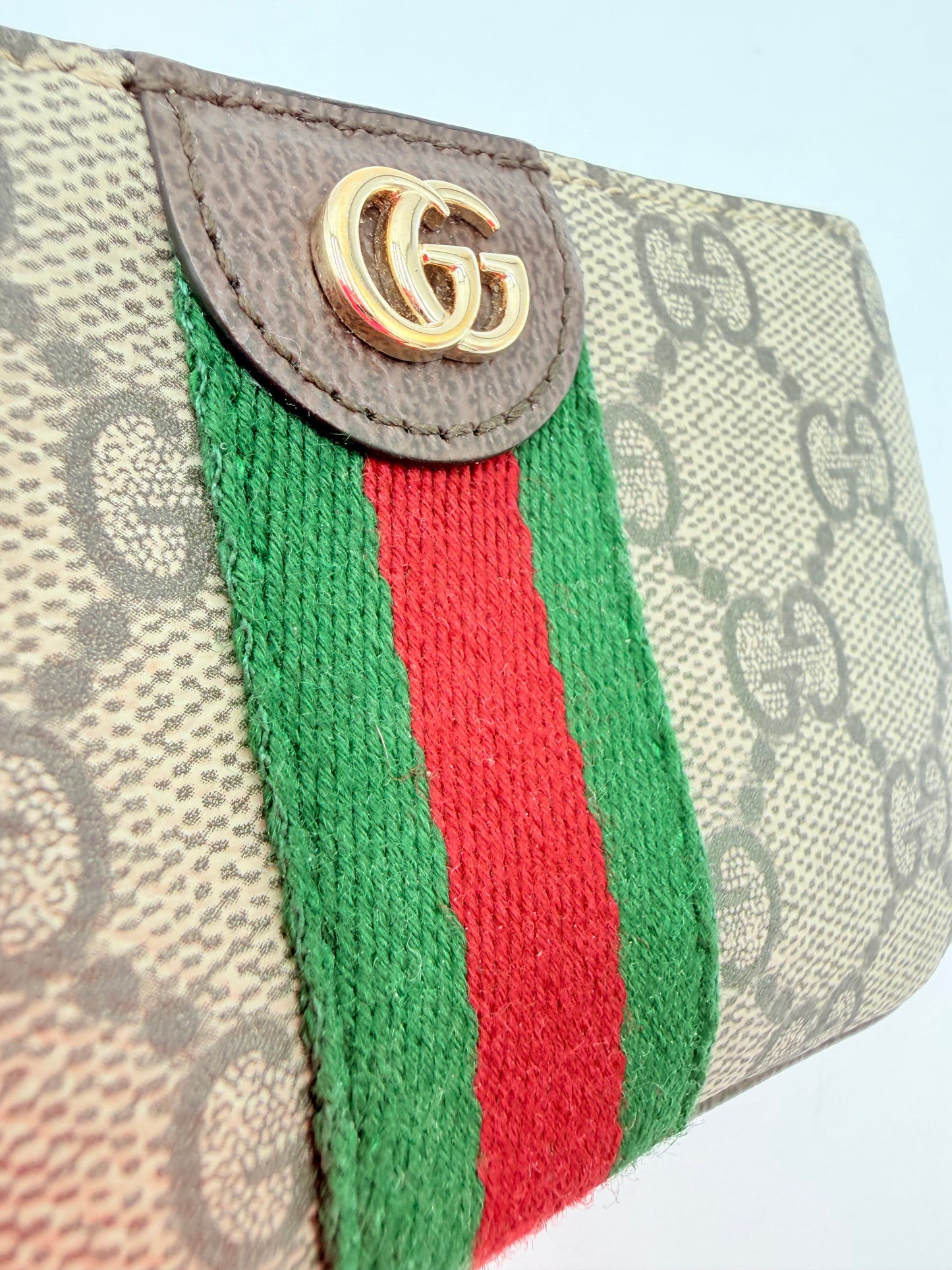 Wallet Luxury Designer By Gucci In Tan, Size:Small